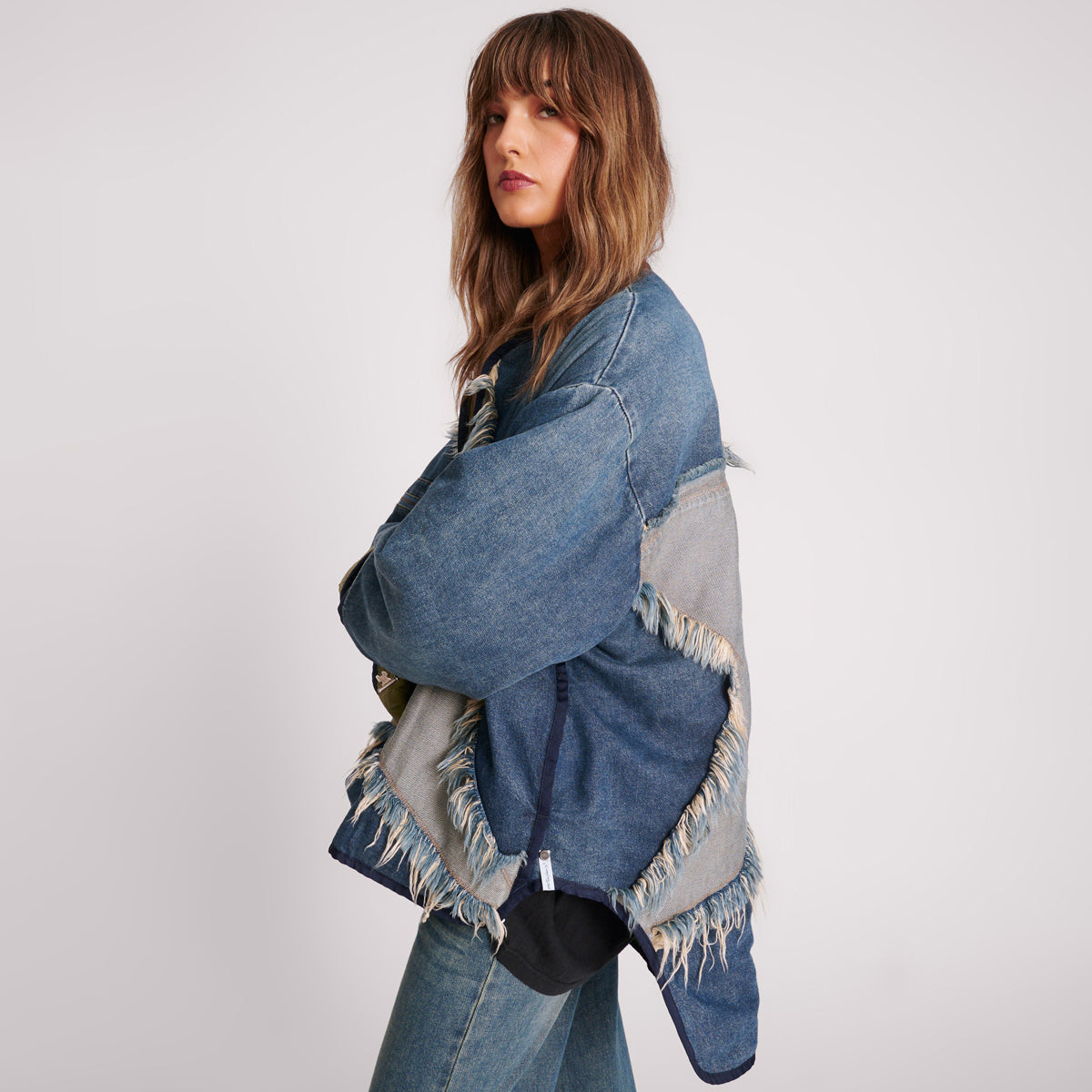 26513_MEMPHIS STAR | MEMPHIS LIGHT STAR DENIM WADDED JACKET | Color:MEMPHIS STAR【ONE TEASPOON_ワンティースプーン】【archive】
