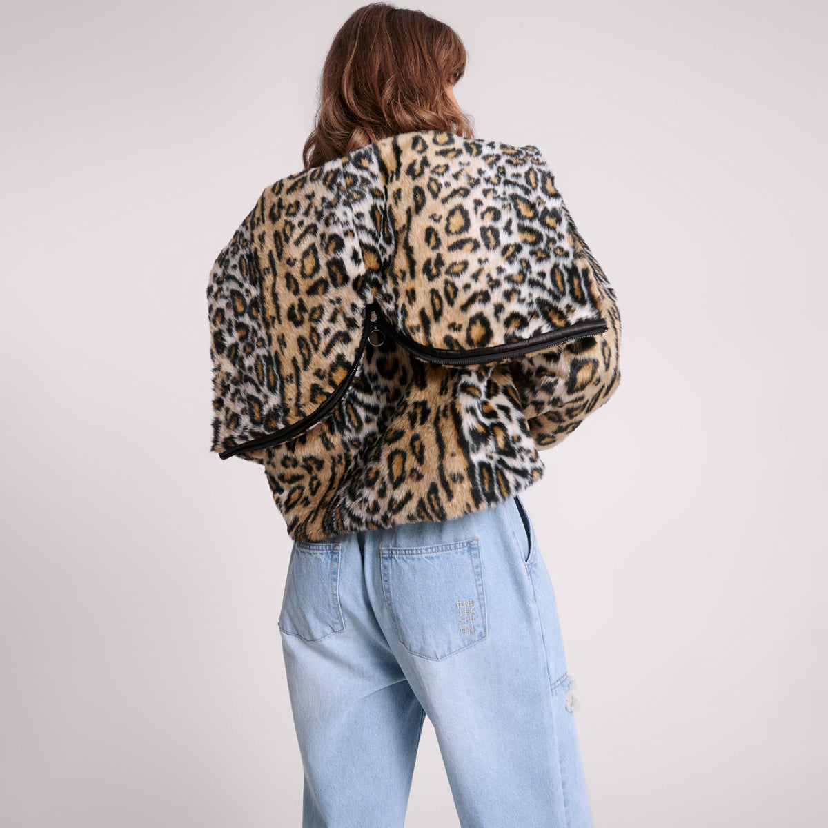 FAUX LEOPARD SPLIT HOOD JACKET – ANIMAL | ONE TEASPOON