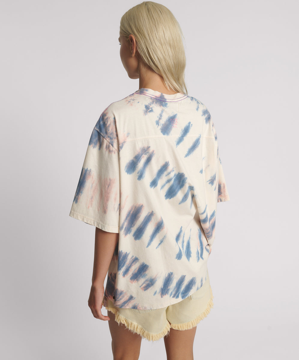 26685_TIE DYE | Hand Sprayed Heart Kobe Tee | Color:Tie Dye【ONE TEASPOON_ワンティースプーン】【archive】