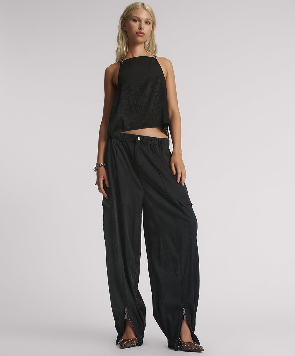 26751_BLACK | PARTY FLIGHT PANTS | Color:Black【ONE TEASPOON_ワンティースプーン】【archive】