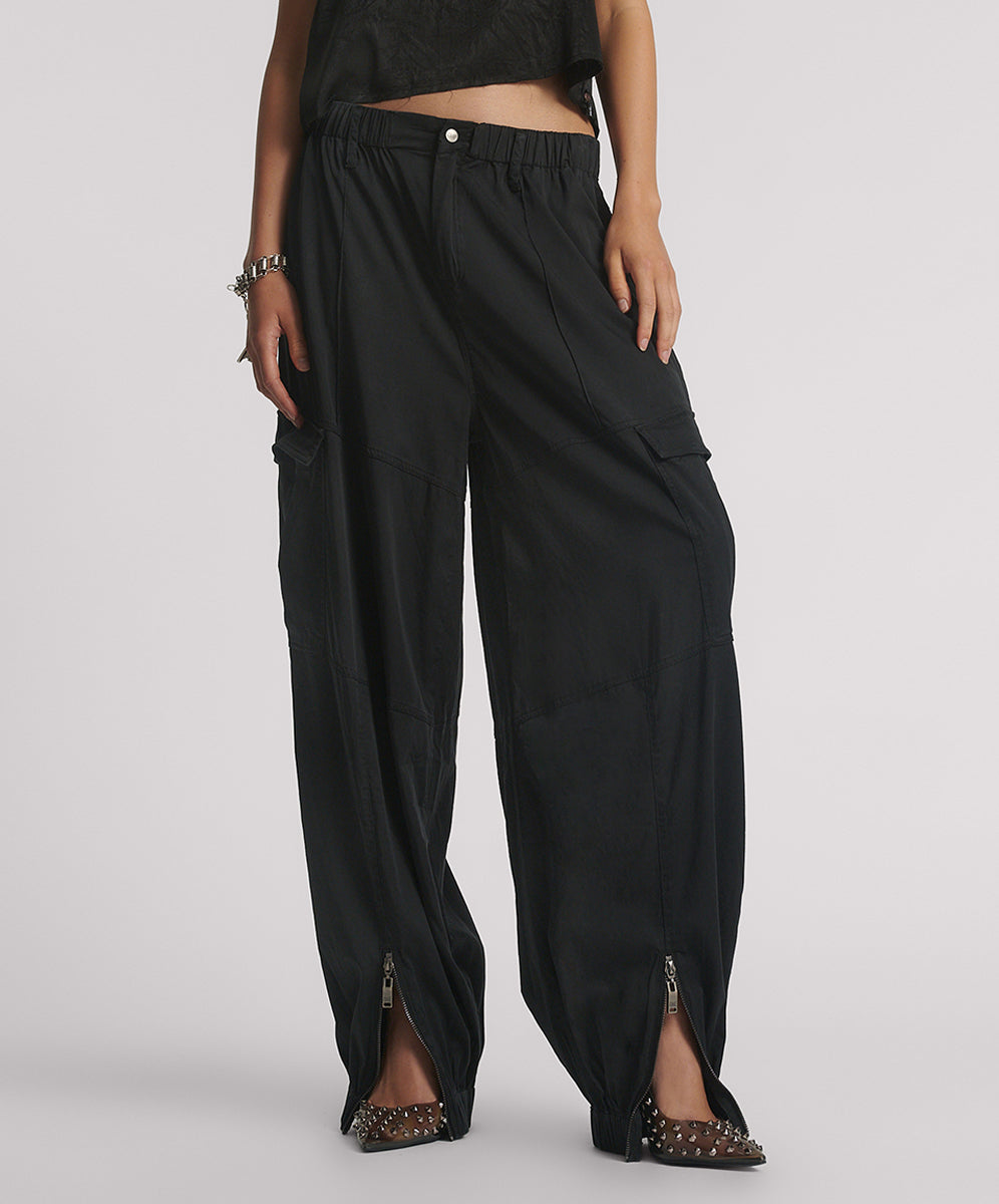 26751_BLACK | PARTY FLIGHT PANTS | Color:Black【ONE TEASPOON_ワンティースプーン】【archive】