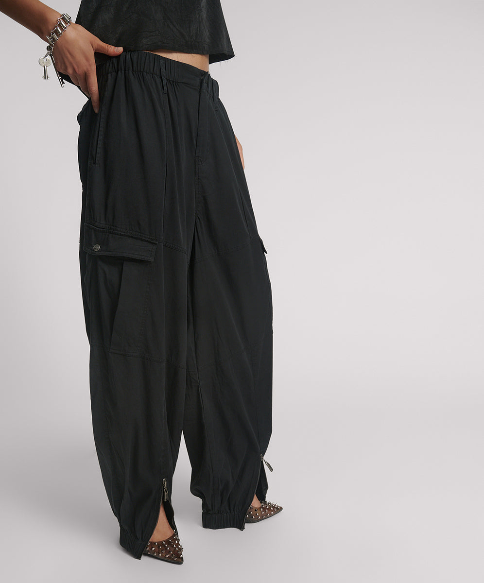 26751_BLACK | PARTY FLIGHT PANTS | Color:Black【ONE TEASPOON_ワンティースプーン】【archive】