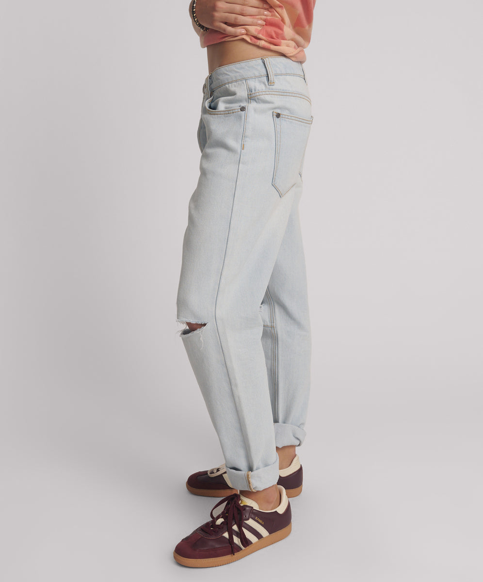 26877_Cyber Blue | CYBER BLUE SAINTS BOYFRIEND JEANS | Color:Cyber Blue【ONE TEASPOON_ワンティースプーン】