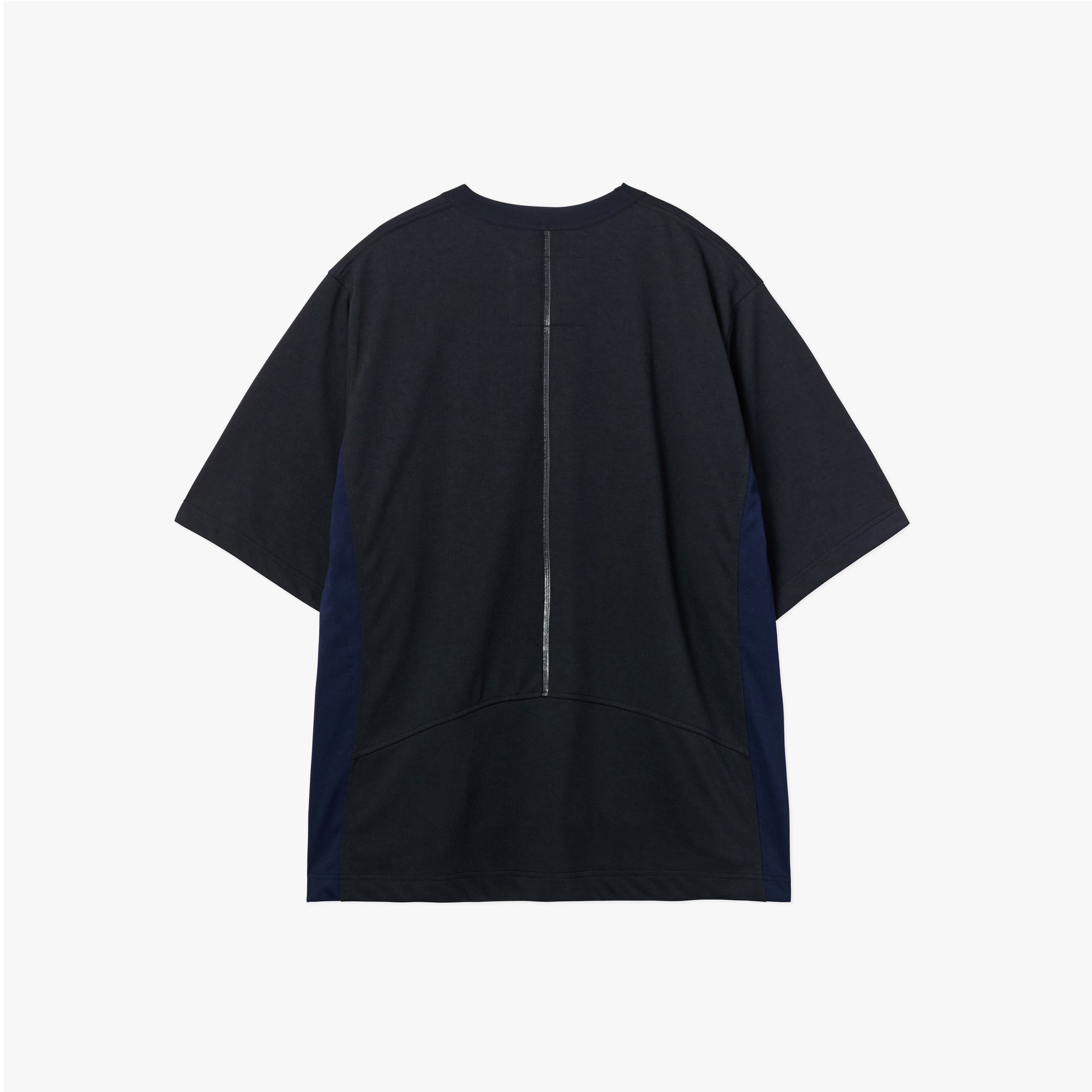 _270 ベンチレーションTEE S/S – Black × Navy | UNTRACE