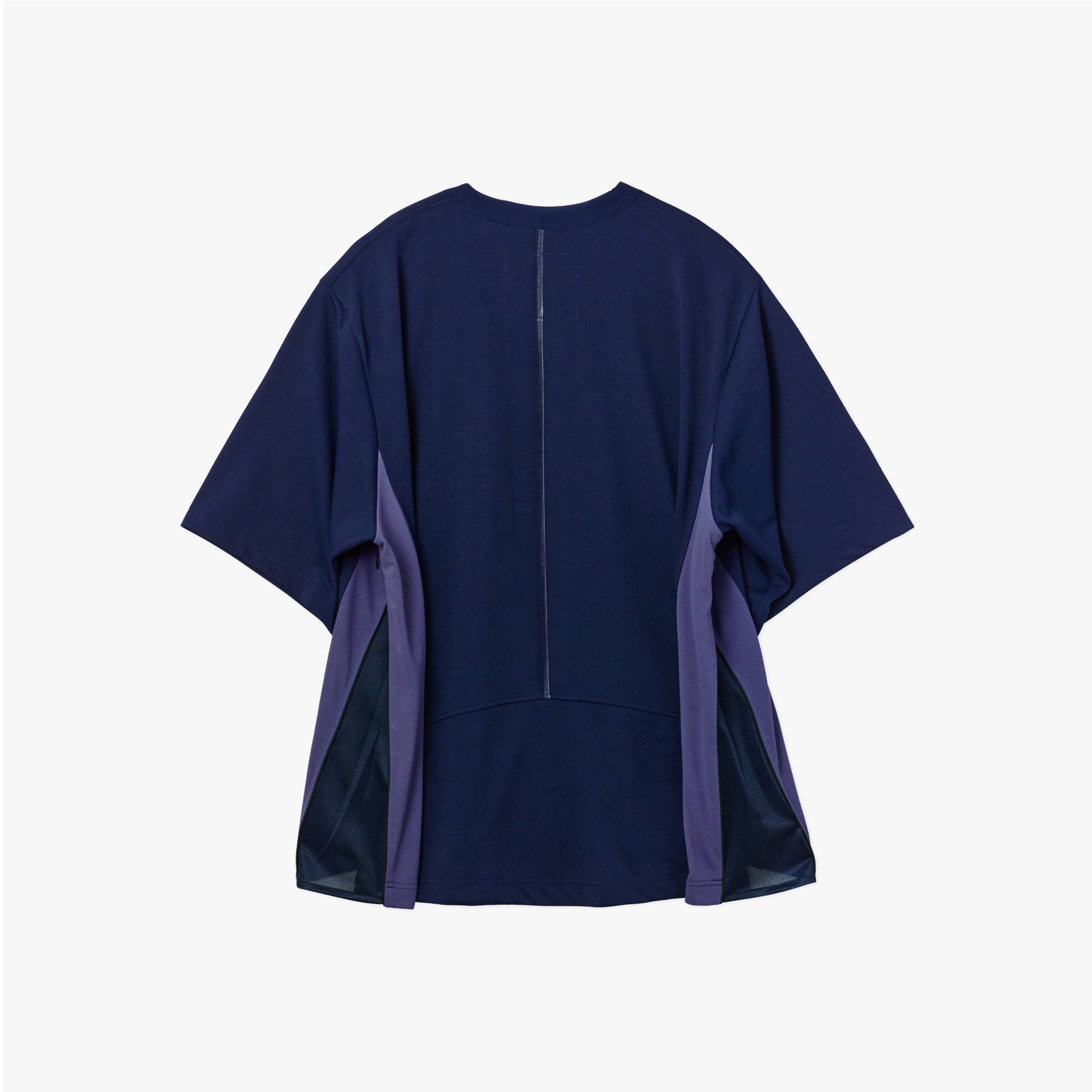 _270 ベンチレーションTEE S/S – Navy × Purple | UNTRACE