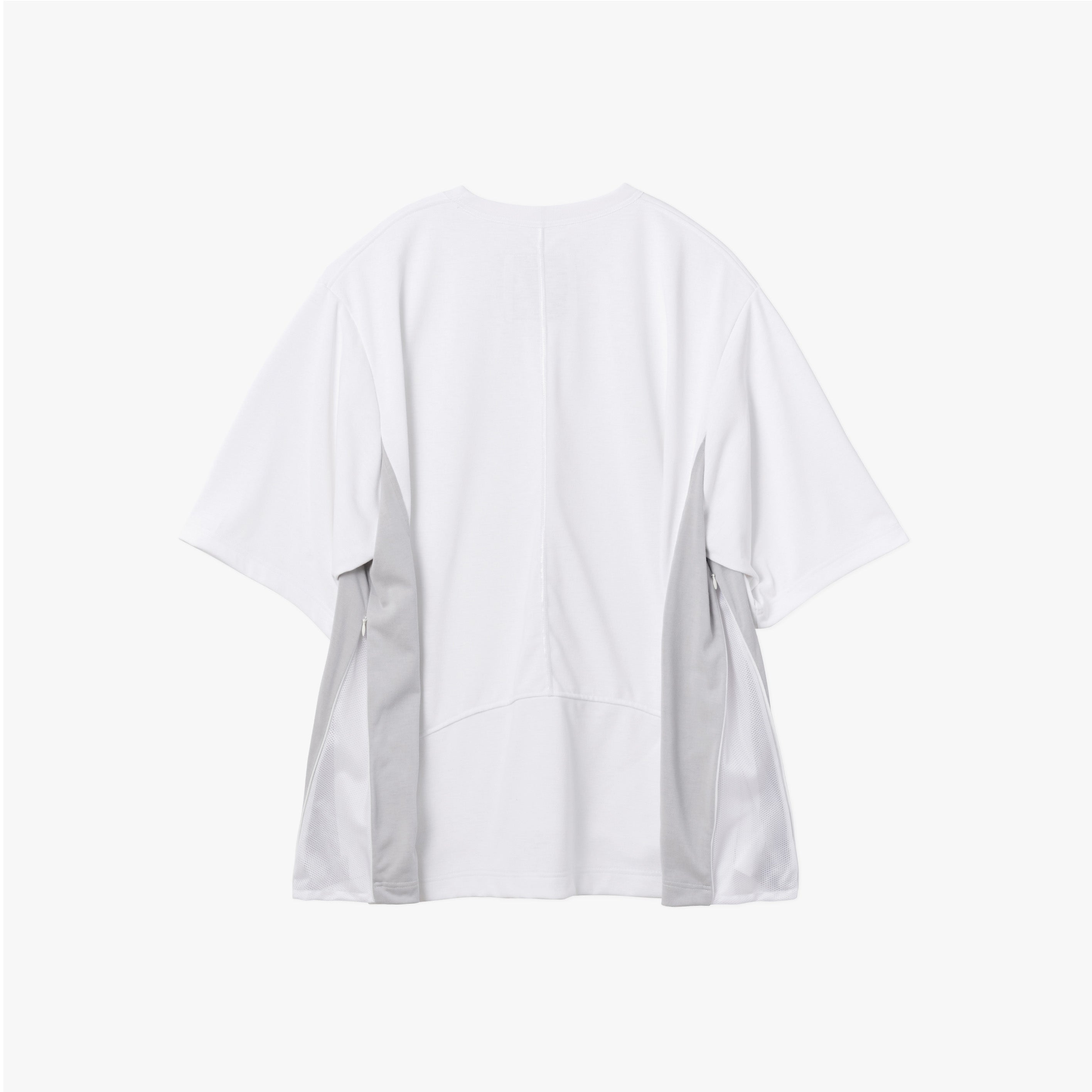 _270 ベンチレーションTEE S/S – White × Gray | UNTRACE