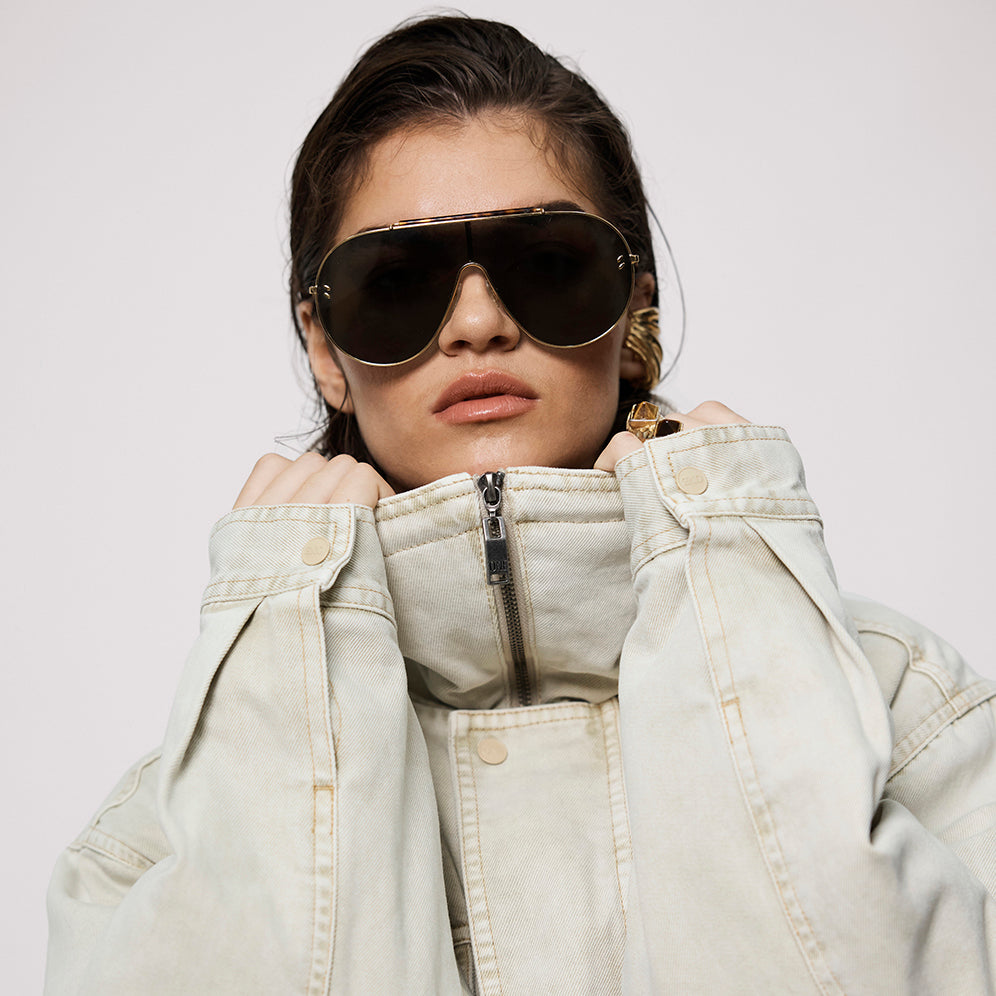 DENIM UTILITY PUFFER JACKET | Color_Antique Stone | No_27219_antique stone【ONE TEASPOON_ワンティースプーン】