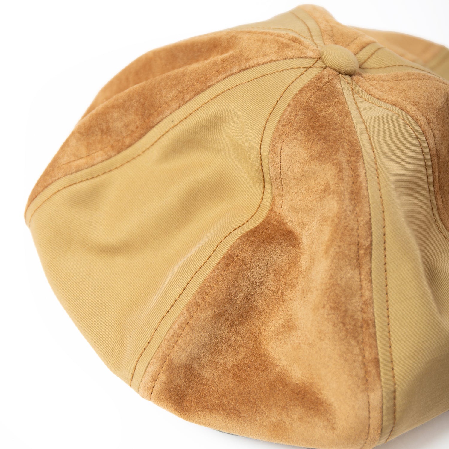 IA-24-103_BROWN | 8Panel Combi Beret | Color:Brown【INDIETRO ASSOCIATION_インディエトロアソシエーション】