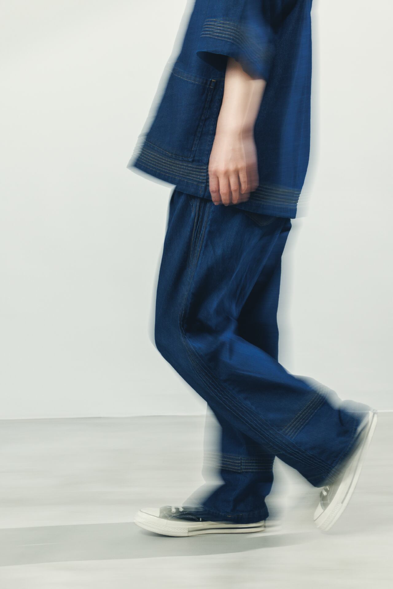 Denim Pants | Color_Navy | No_l-pa002_navy【Looper_ルーパー】