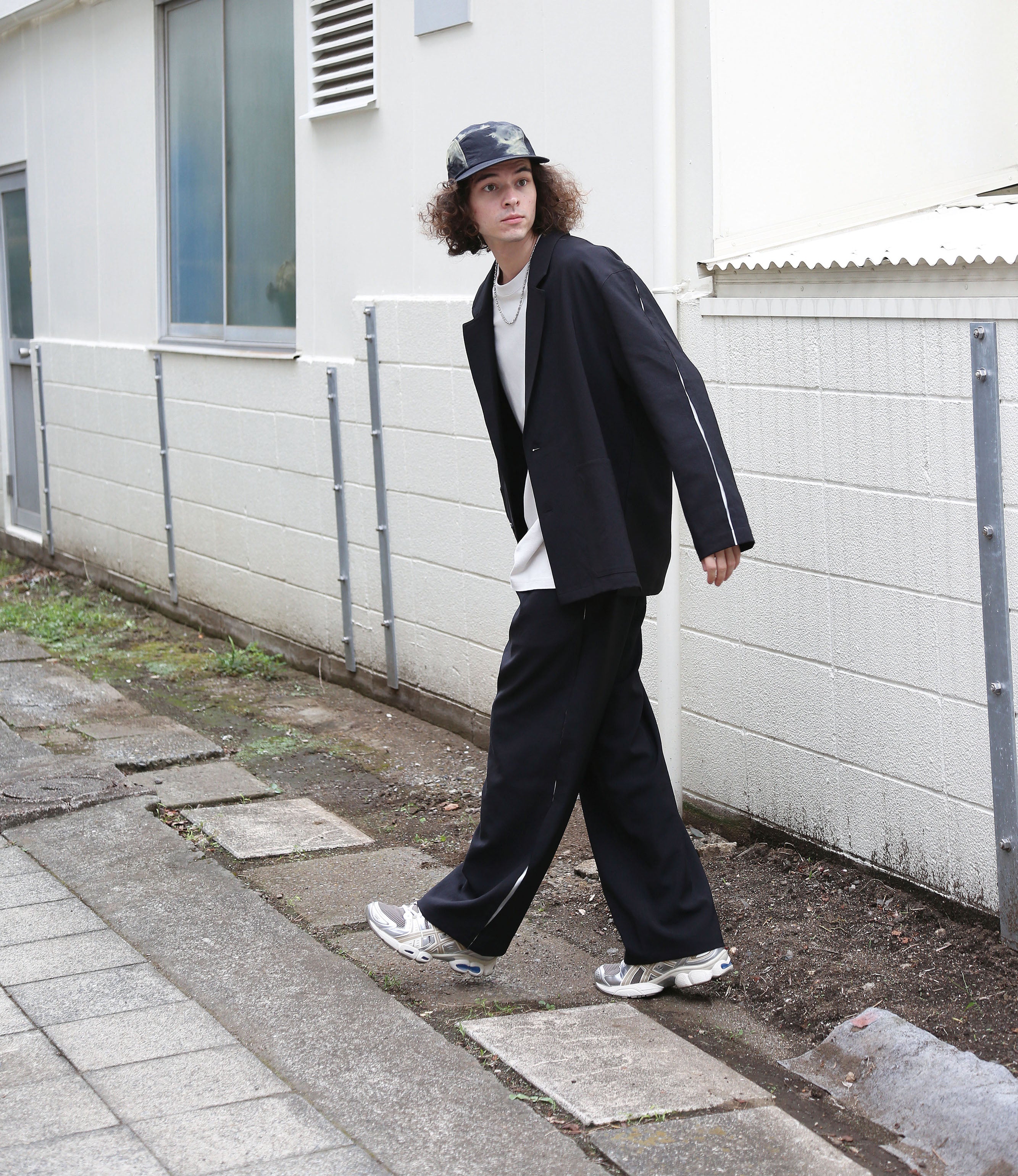 untrad jacket | Color_Black-White | No_901t-1901_Black-White【QUOLT_クオルト】