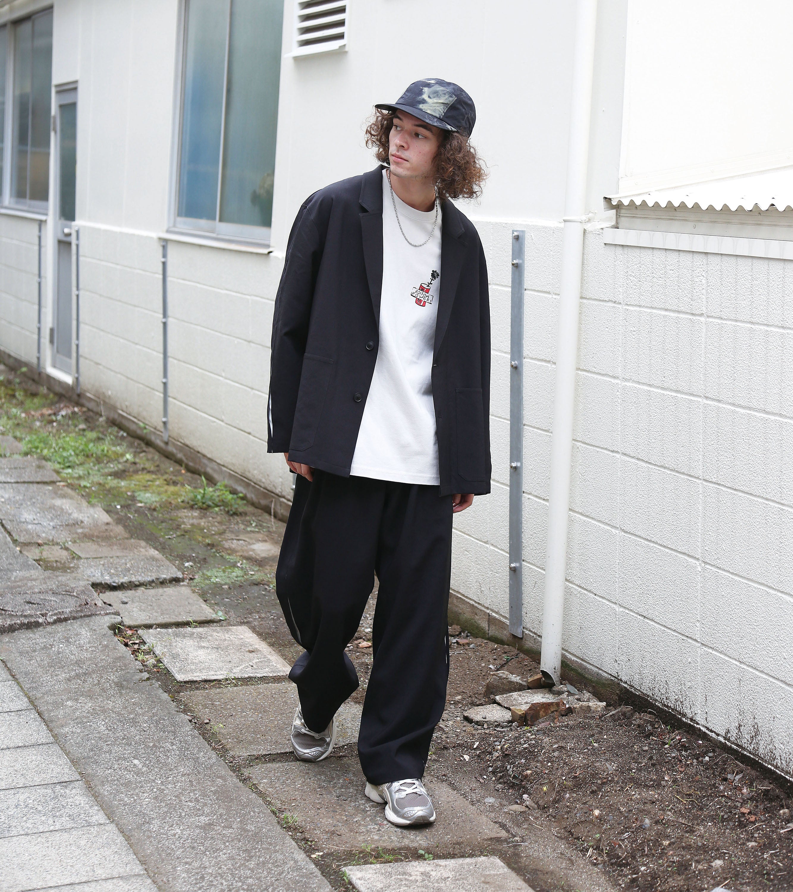 untrad jacket | Color_Black-White | No_901t-1901_Black-White【QUOLT_クオルト】