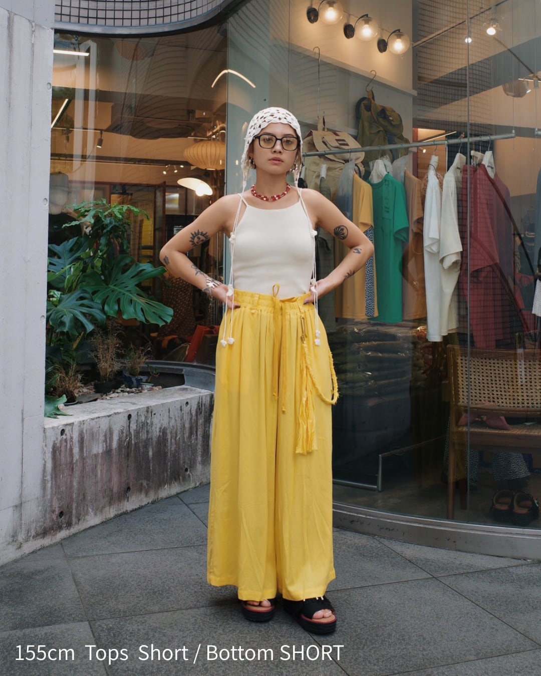 ネイティブシアークロップドパンツ – Amber Yellow | AMBERGLEAM