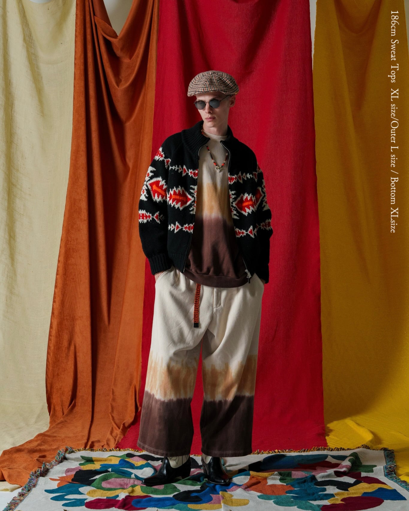 Tiedye Pile Pullover – Mix / Coffee | AMBERGLEAM