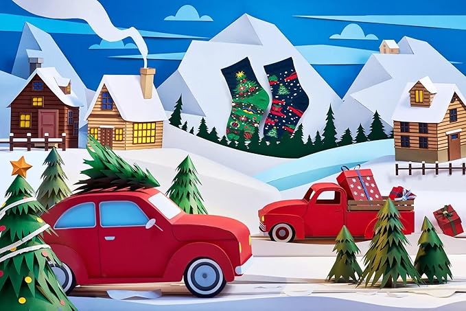 reguler socks / Xmas Tree【many mornings メニ―モーニングス】【ネコポス選択可能】