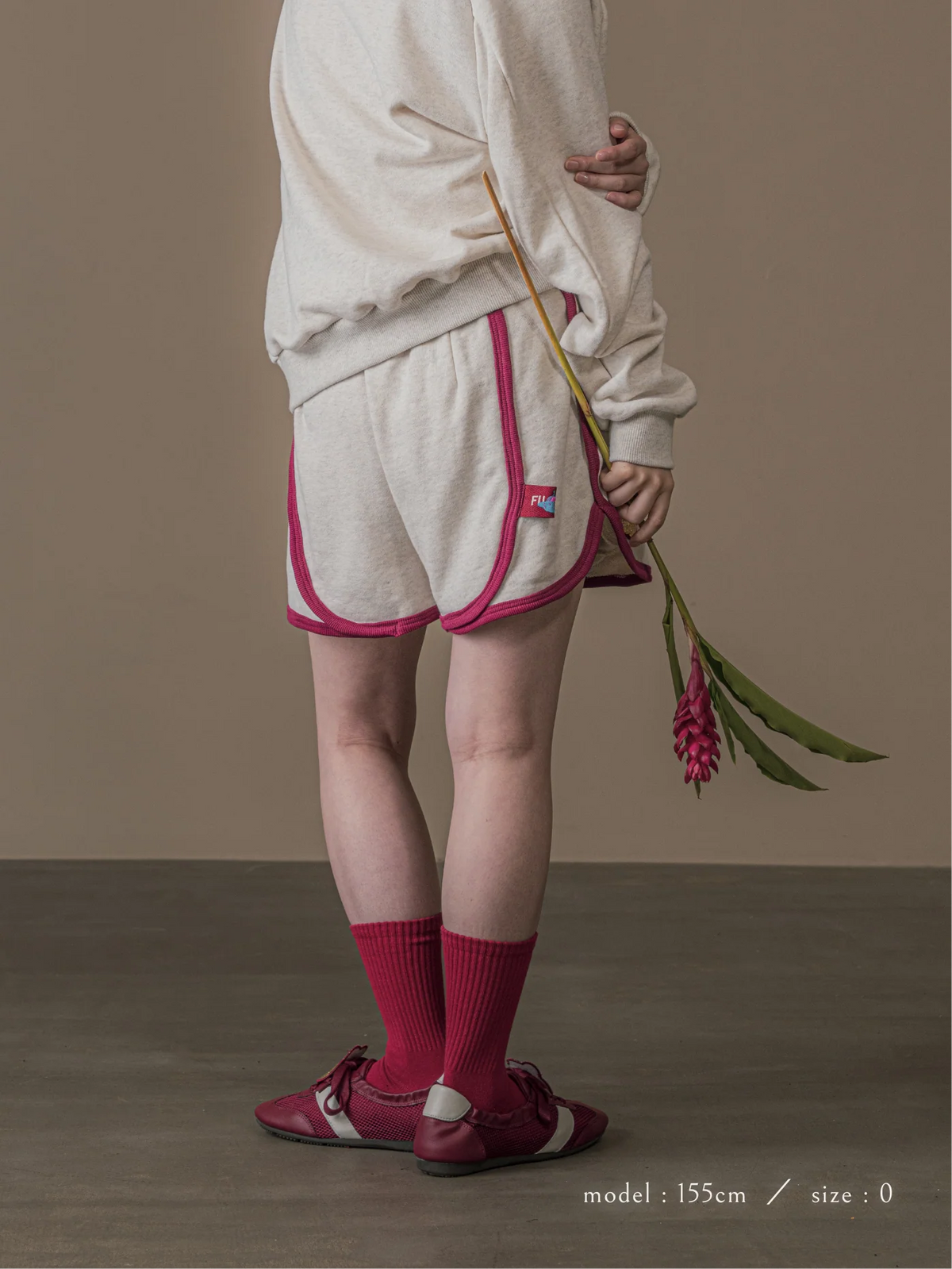 LF SWEAT SHORTS – Beige | FU-AH 【入荷予定アイテム・入荷連絡可能】