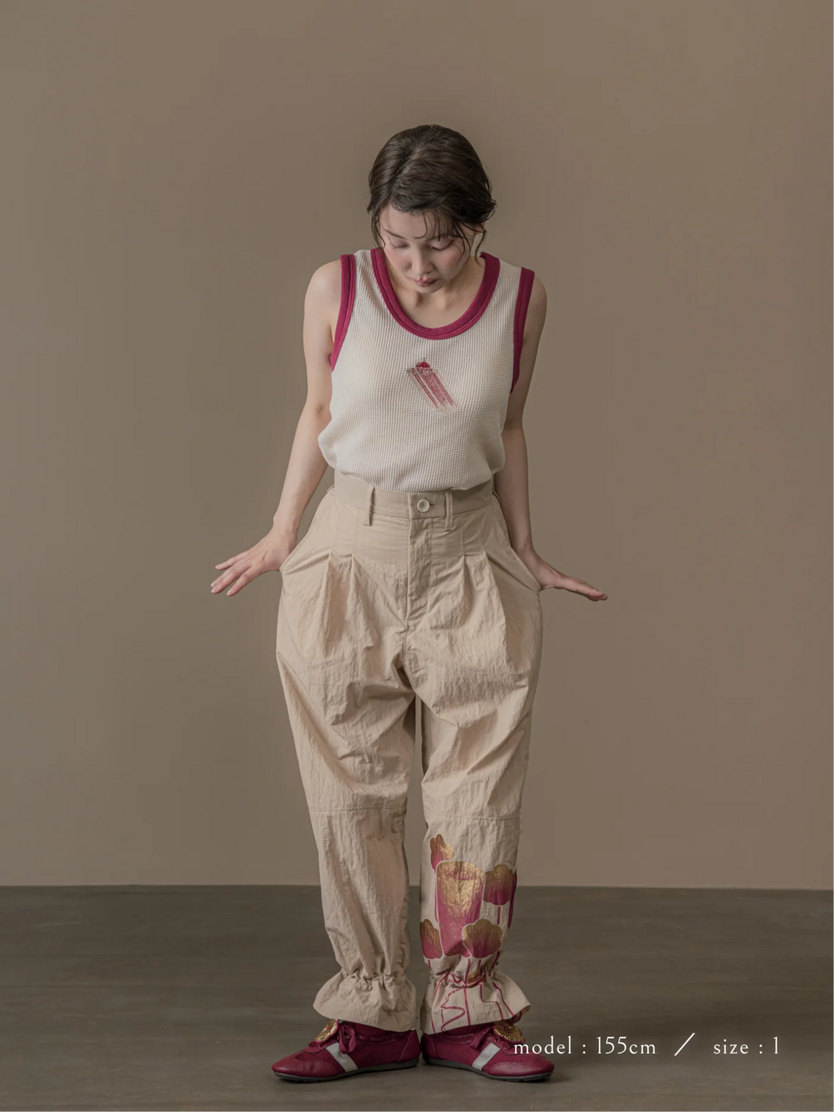 SPACESHIP TANK – Beige | FU-AH 【入荷予定アイテム・入荷連絡可能】