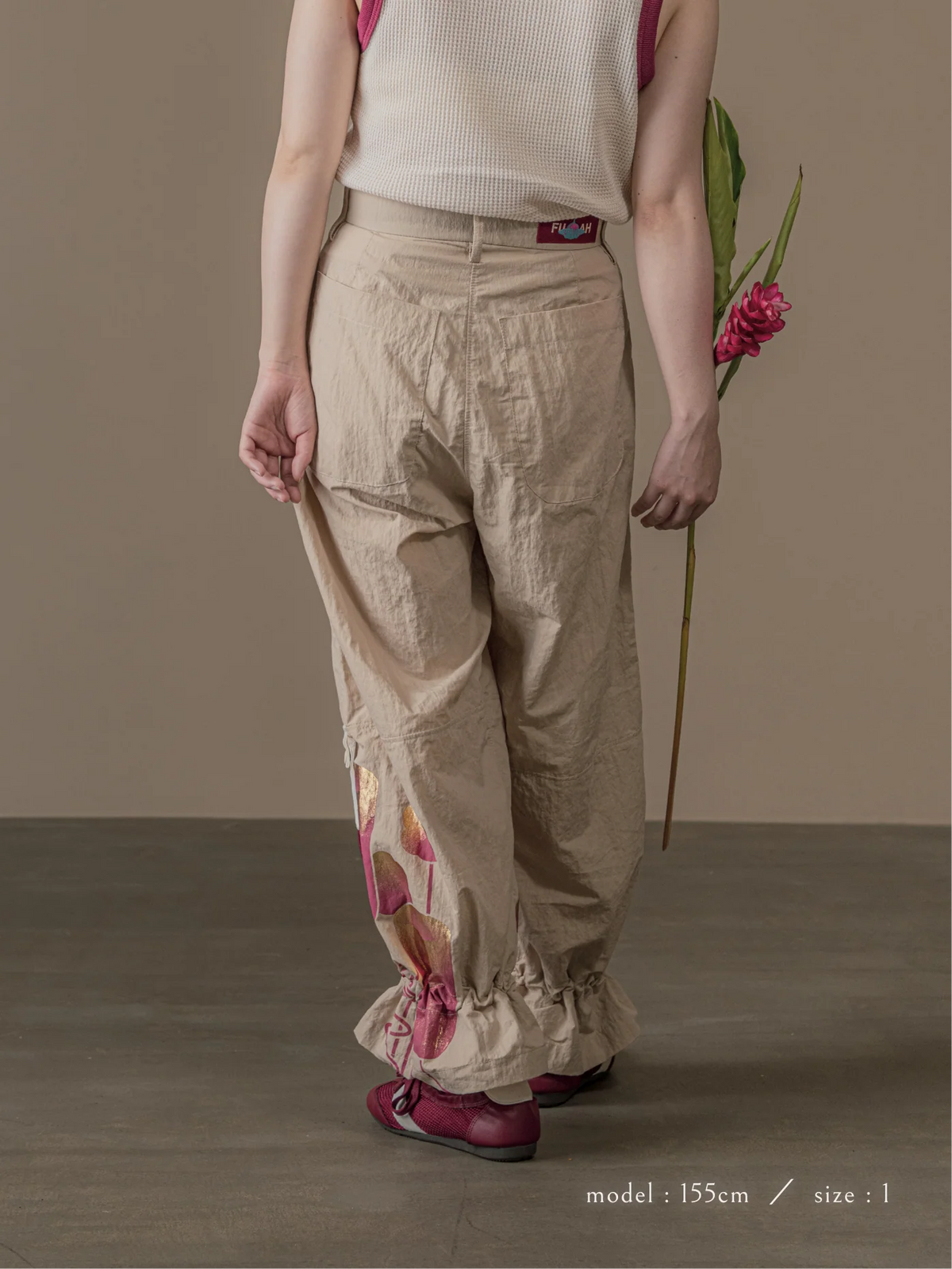 LF PANTS – Beige | FU-AH 【入荷予定アイテム・入荷連絡可能】