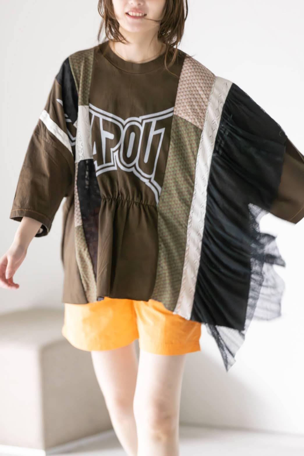 アシメレースティシャツ – Assort_51 | Size-Free | REHERSALL