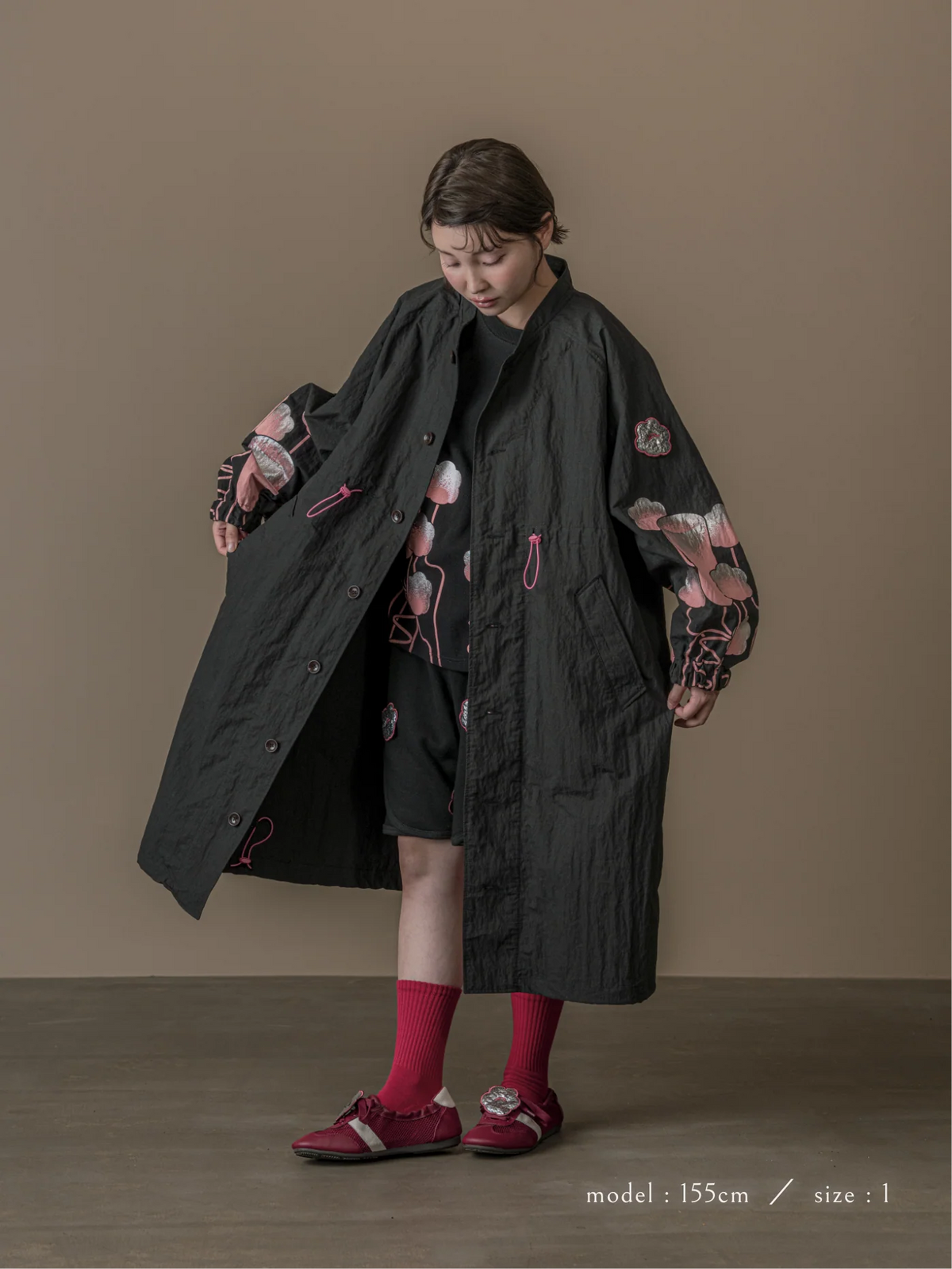 LF COAT – Black | FU-AH 【入荷予定アイテム・入荷連絡可能】