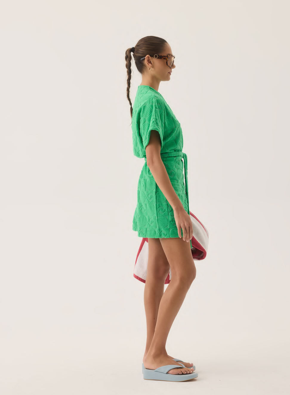 CRUISE TDOLPHINE TERRY TOP – Tropical Green | ARAMINTA JAMES