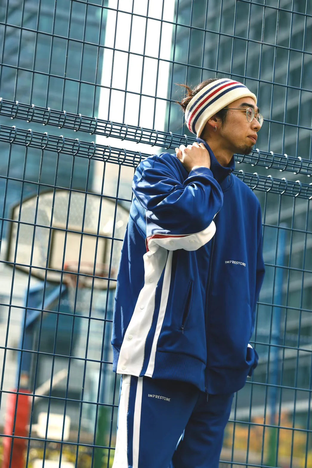 O'Neill | Basket Jersey Top – Blue/maroon | IMPRESTORE