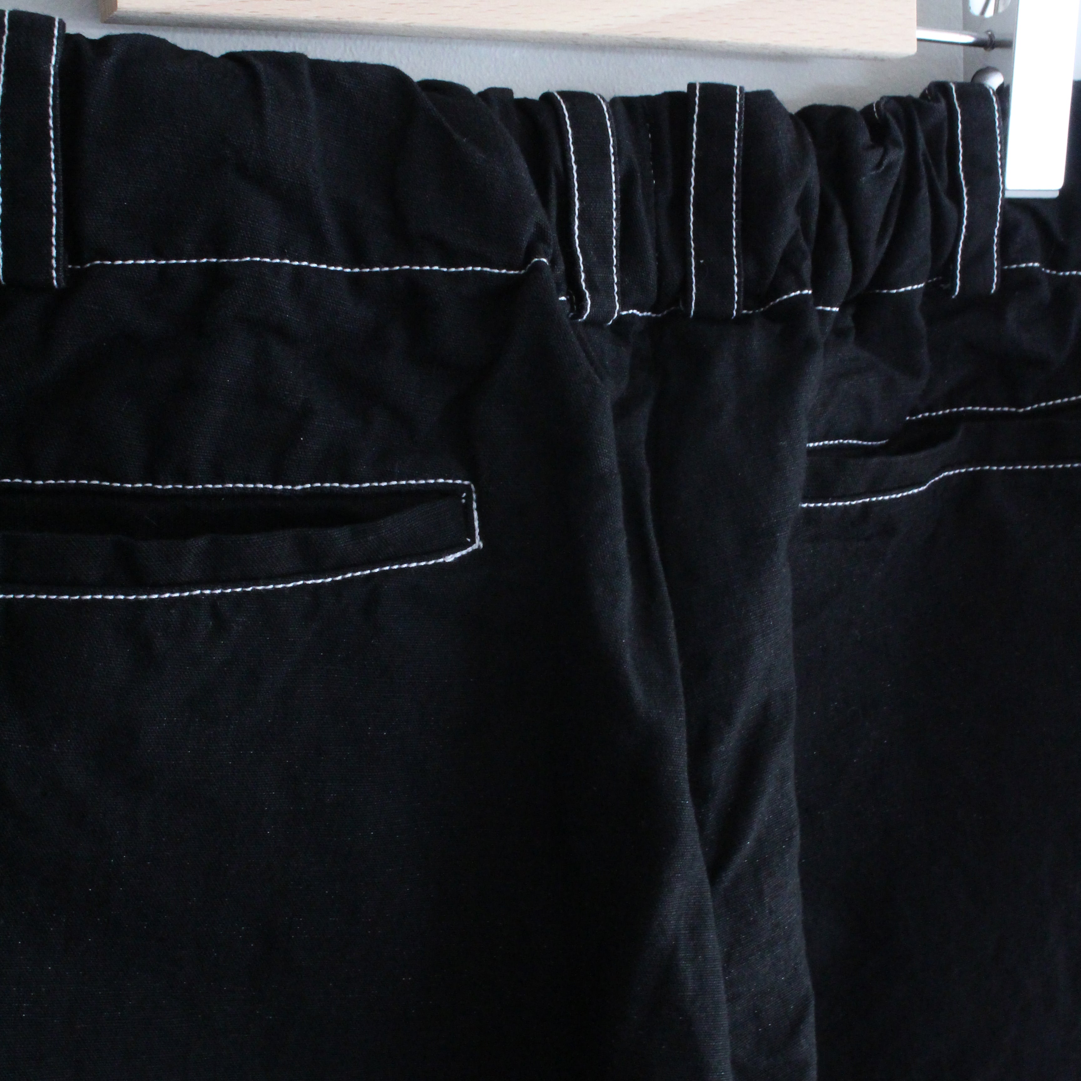 BAGS EASY WIDE PANTS-CHAMBRAY | Color_Black | No_BE-02_Black【CATTA_カッタ】【入荷予定アイテム・入荷連絡可能】