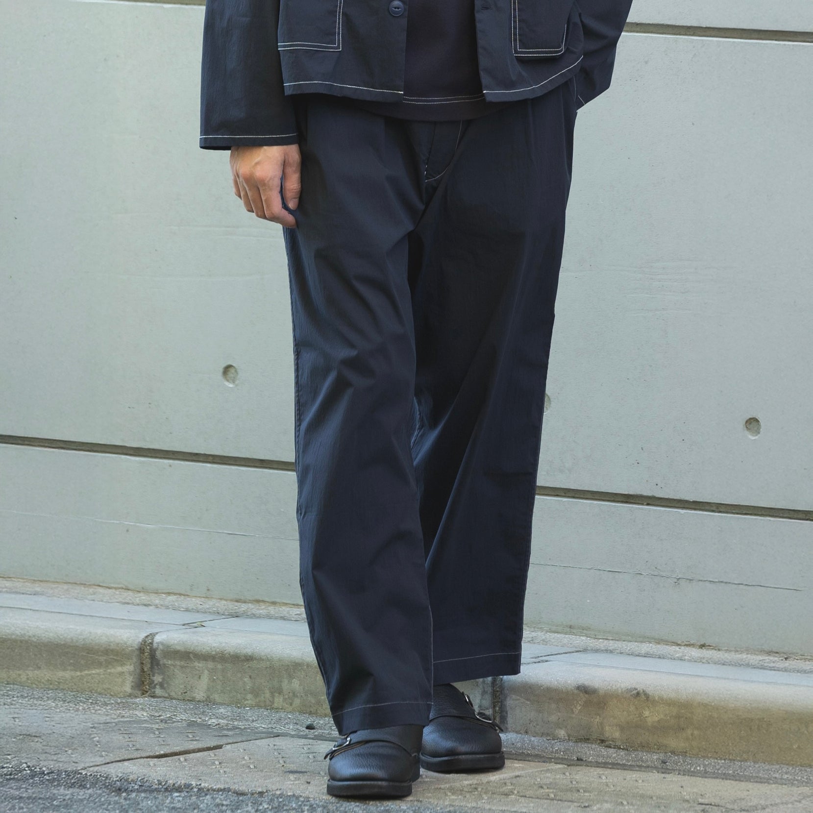 BAGS EASY PANTS-NYLON WASHER | Color_Blue | No_BE-03_Navy【CATTA_カッタ】【入荷予定アイテム・入荷連絡可能】 (コピー)