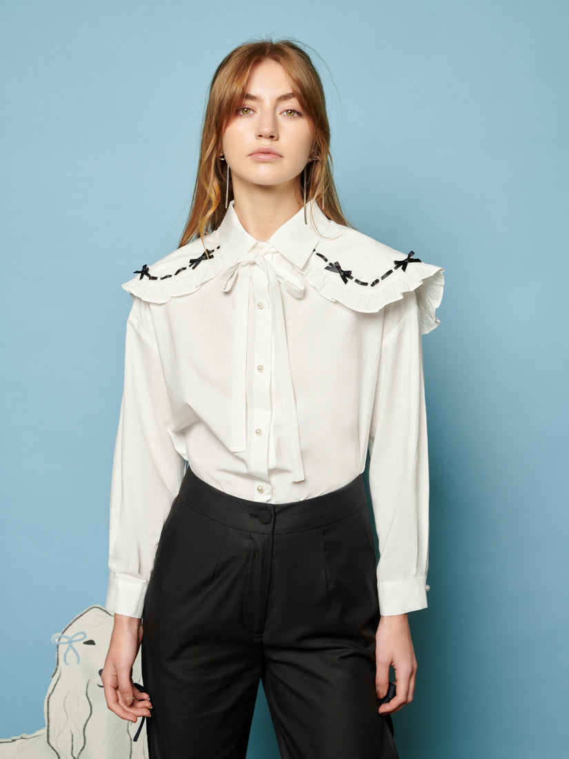 Bonnie Bow Collar Shirt | SISTER JANE