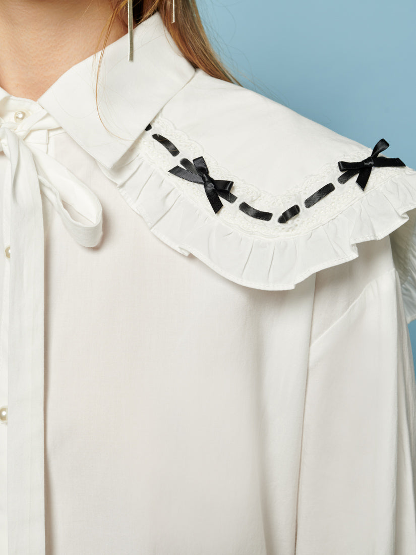 Bonnie Bow Collar Shirt | SISTER JANE