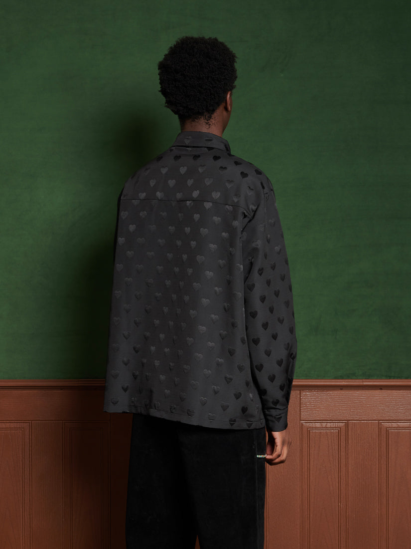 31SM00BLM117BLK | Roy Jacquard Shirt | Color:Black【SISTER JANE_シスタージェーン】