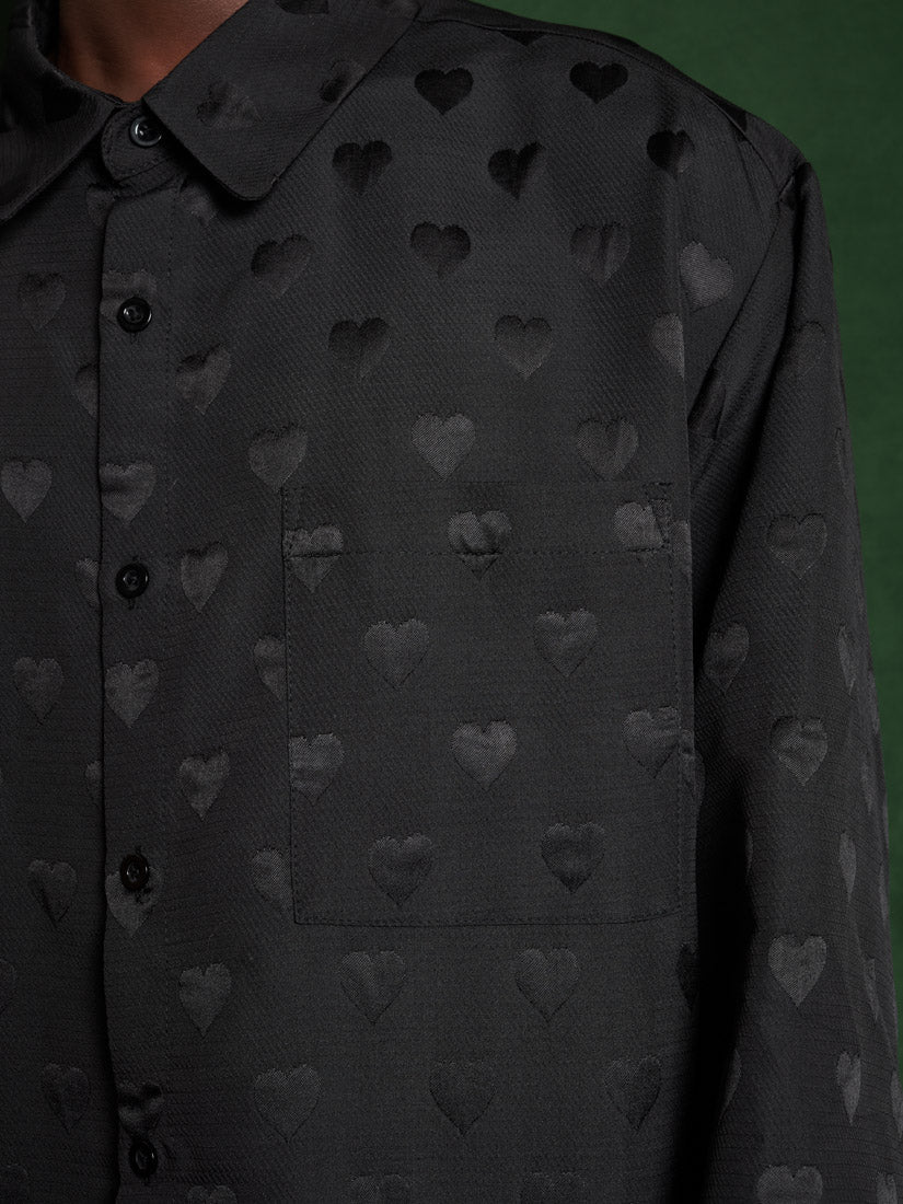 31SM00BLM117BLK | Roy Jacquard Shirt | Color:Black【SISTER JANE_シスタージェーン】