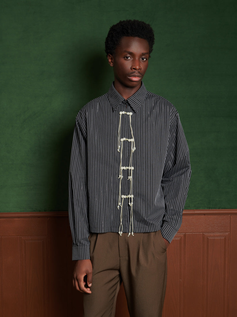31SM00BLM126NVY | Howard Shirt | Color:Navy【SISTER JANE_シスタージェーン】【archive】