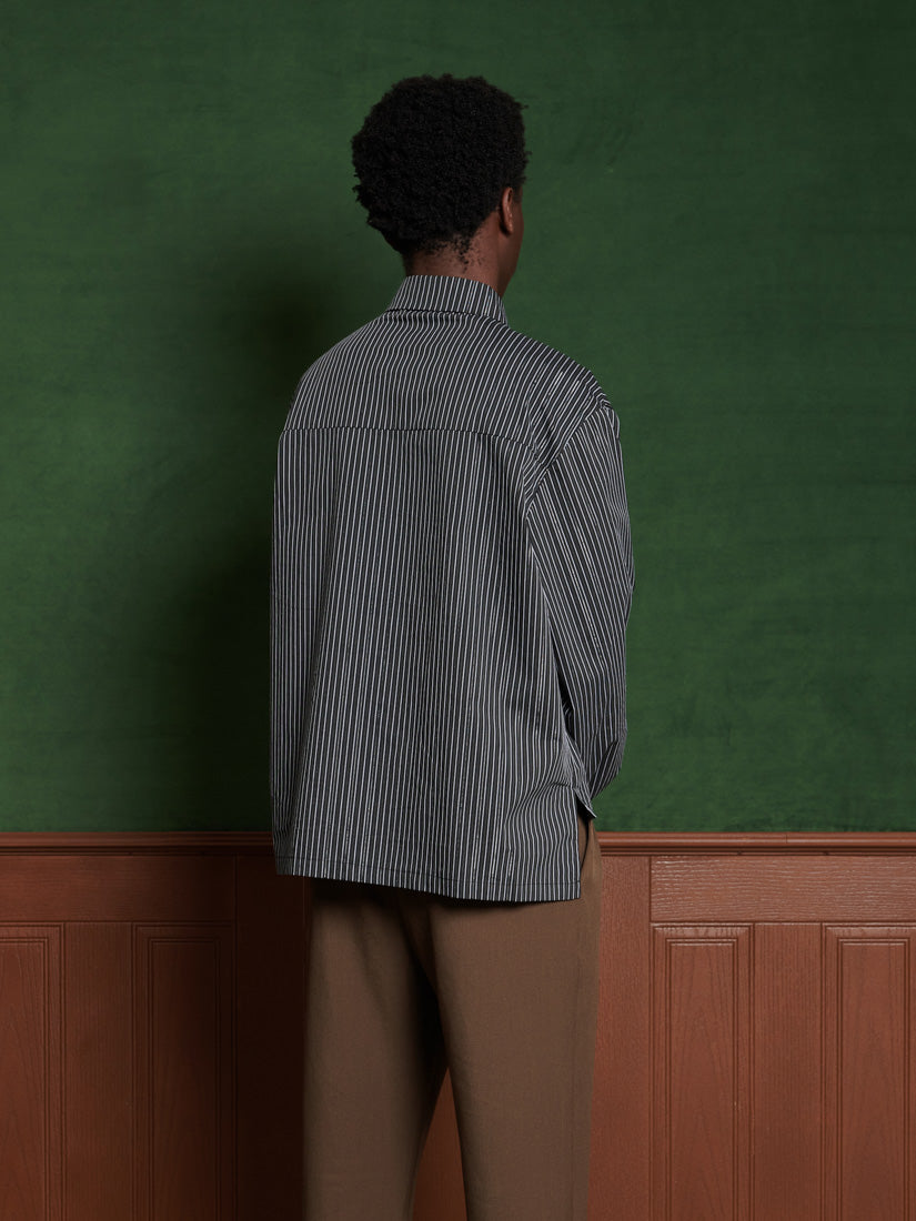 31SM00BLM126NVY | Howard Shirt | Color:Navy【SISTER JANE_シスタージェーン】【archive】