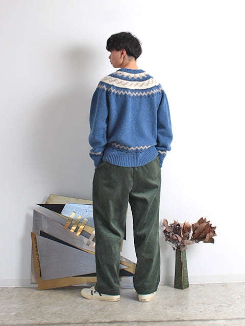 NOR KNIT | Color_Blue | No_co2025aw-01_blue【CONICHIWA BONJOUR_コニチワボンジュール】