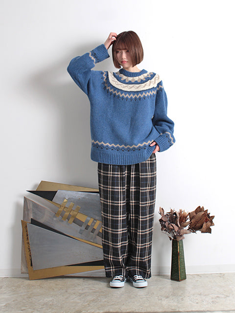 NOR KNIT | Color_Blue | No_co2025aw-01_blue【CONICHIWA BONJOUR_コニチワボンジュール】