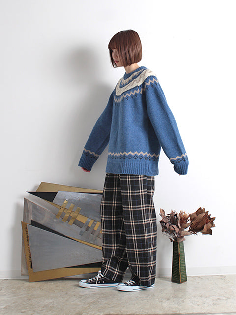 NOR KNIT | Color_Blue | No_co2025aw-01_blue【CONICHIWA BONJOUR_コニチワボンジュール】