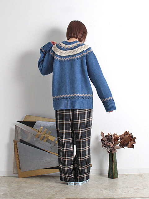 NOR KNIT | Color_Blue | No_co2025aw-01_blue【CONICHIWA BONJOUR_コニチワボンジュール】