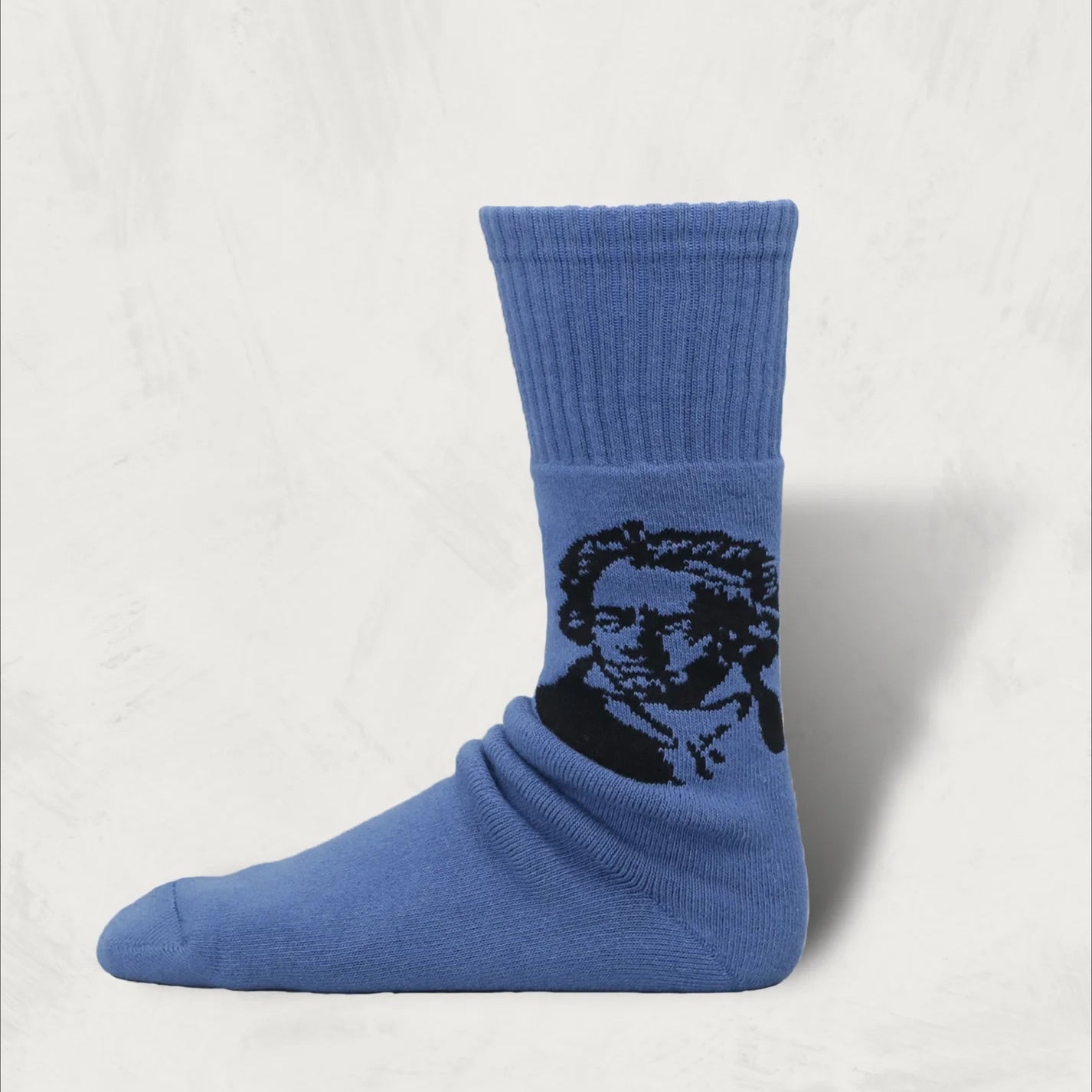 BNB × de-43_bl | Pile Socks|Composer | Blue 【DECKA BRÚ NA BÓINNE】【ネコポス選択可能】