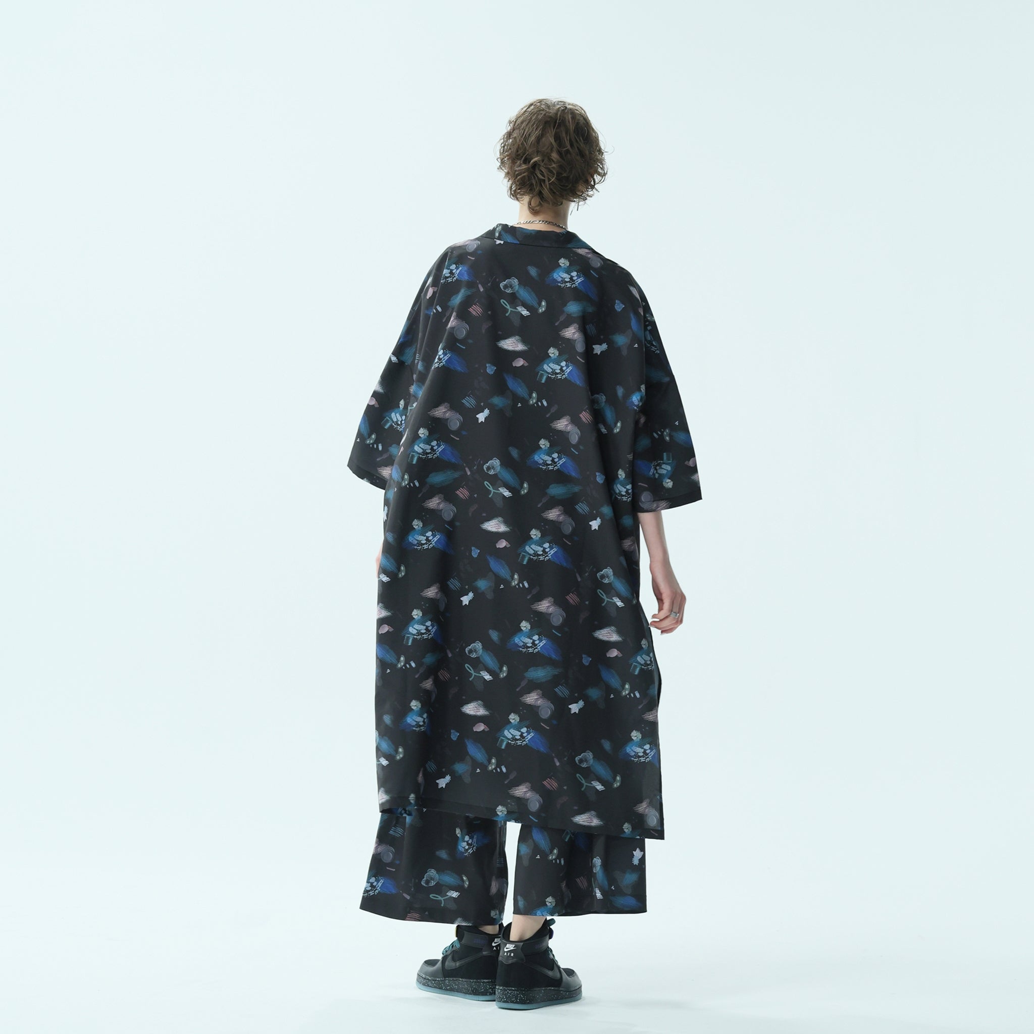 bsd24SS-08 | Poltergeist Halfsleeve Shirt | Color:Black【BEDSIDEDRAMA_ベッドサイドドラマ】【archive】