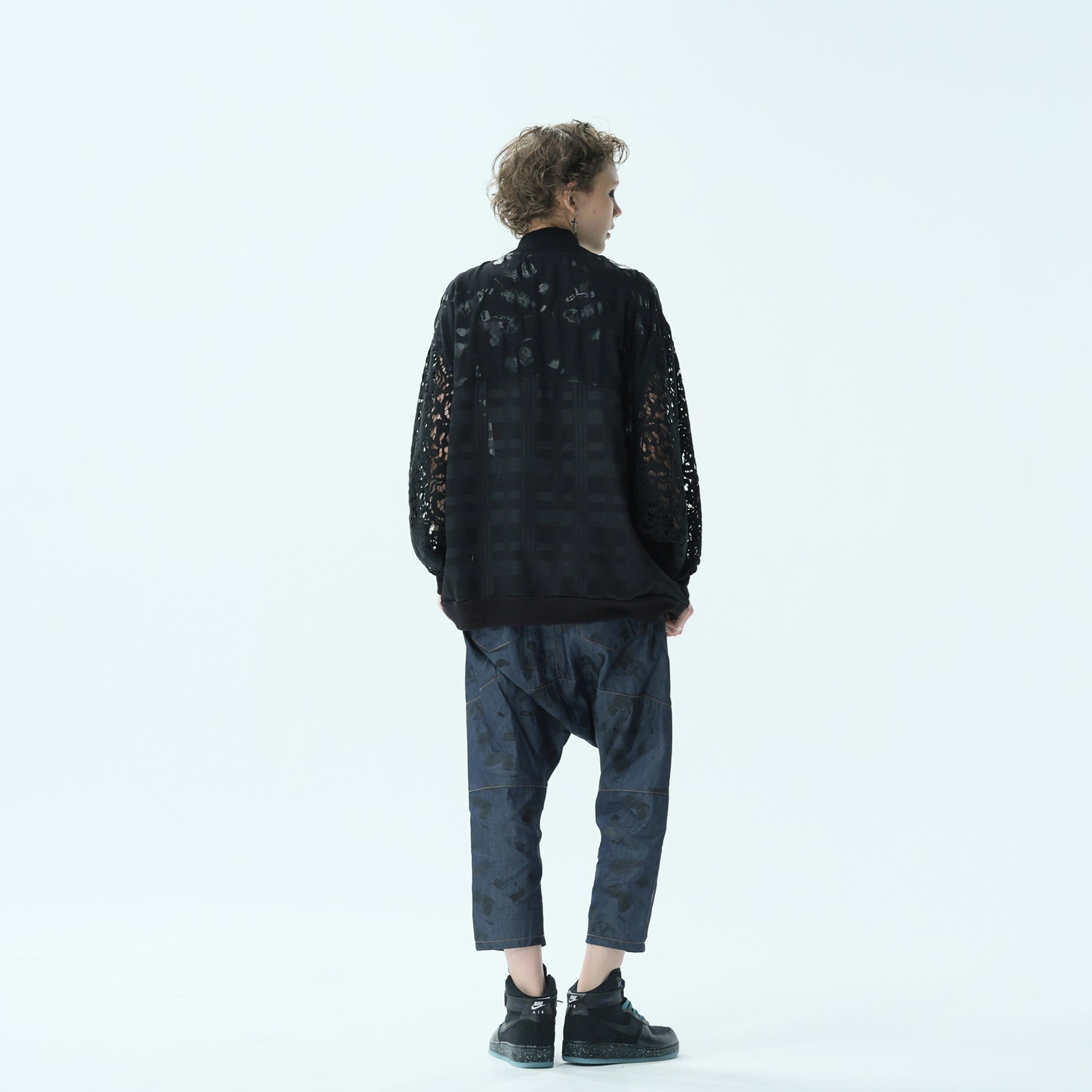 bsd24SS-12B | Skelton Ghost Blouson | Color:Black【BEDSIDEDRAMA_ベッドサイドドラマ】【archive】