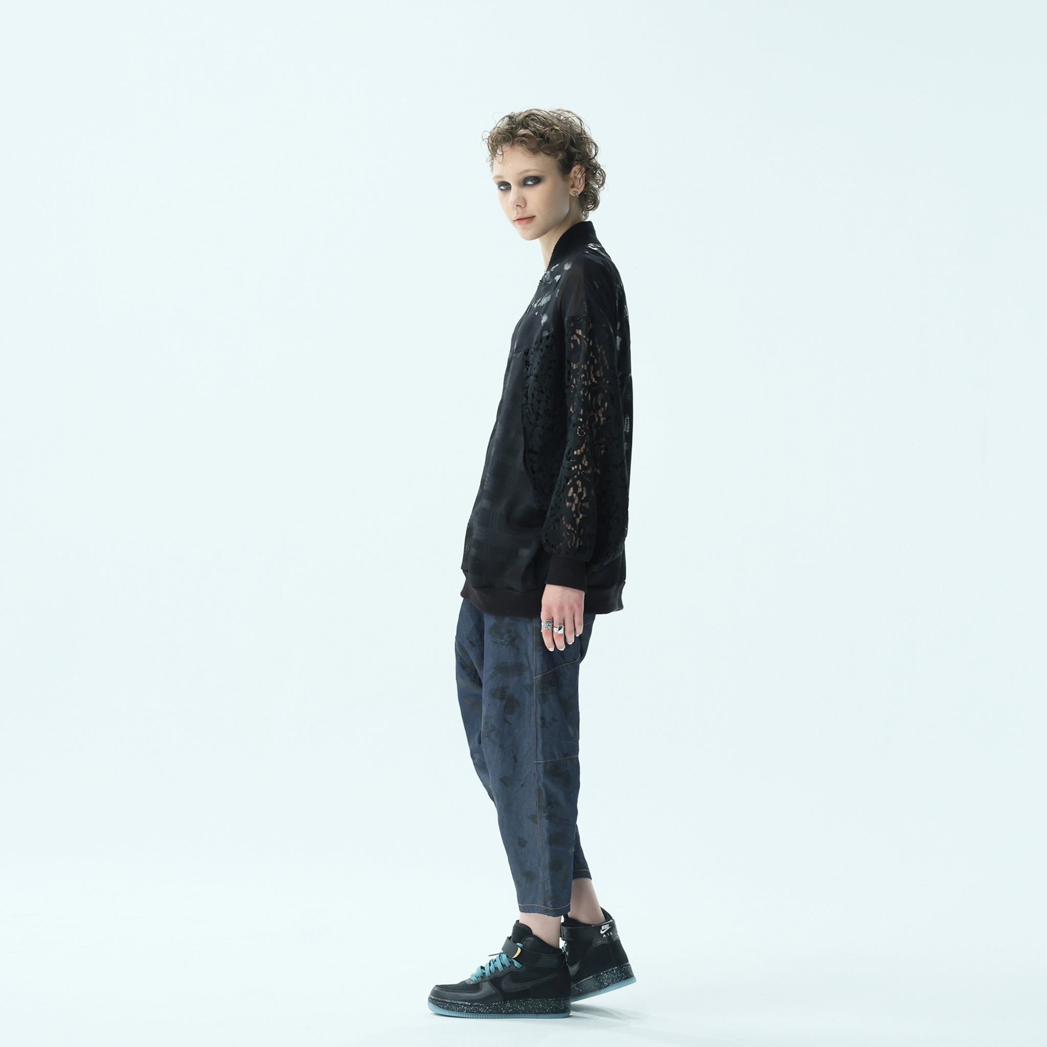 bsd24SS-12B | Skelton Ghost Blouson | Color:Black【BEDSIDEDRAMA_ベッドサイドドラマ】【archive】