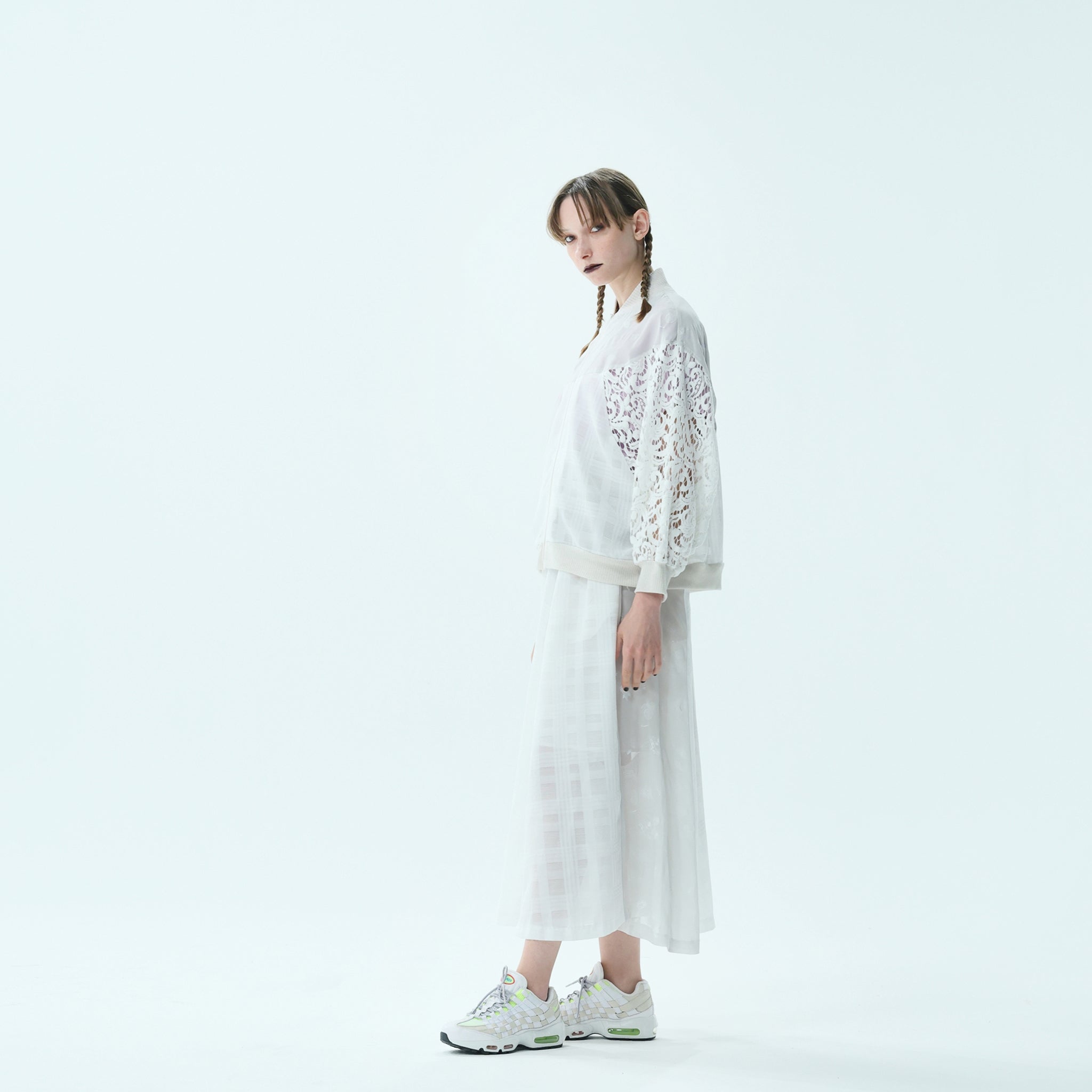 bsd24SS-12A | Skelton Ghost Blouson | Color:White【BEDSIDEDRAMA_ベッドサイドドラマ】【archive】