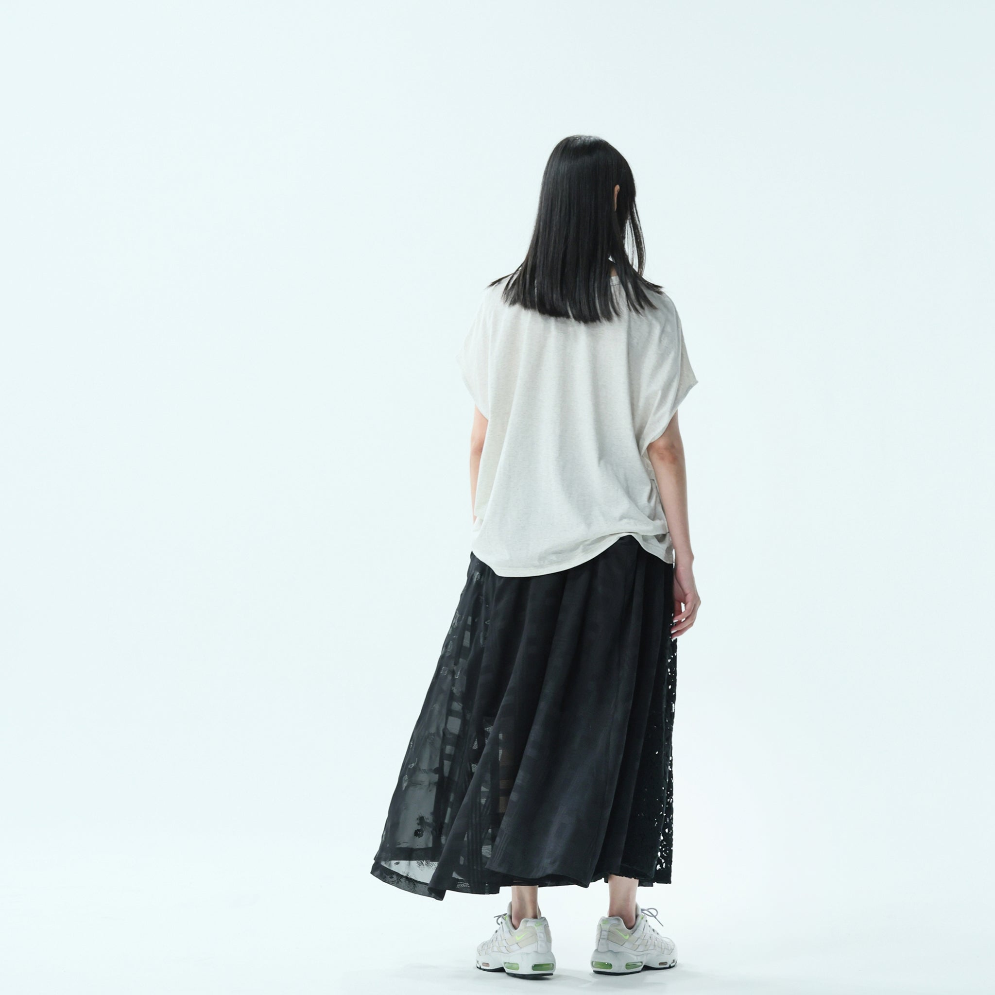 bsd24SS-15B | Skelton Ghost Circular Pants | Color:Black【BEDSIDEDRAMA_ベッドサイドドラマ】【archive】