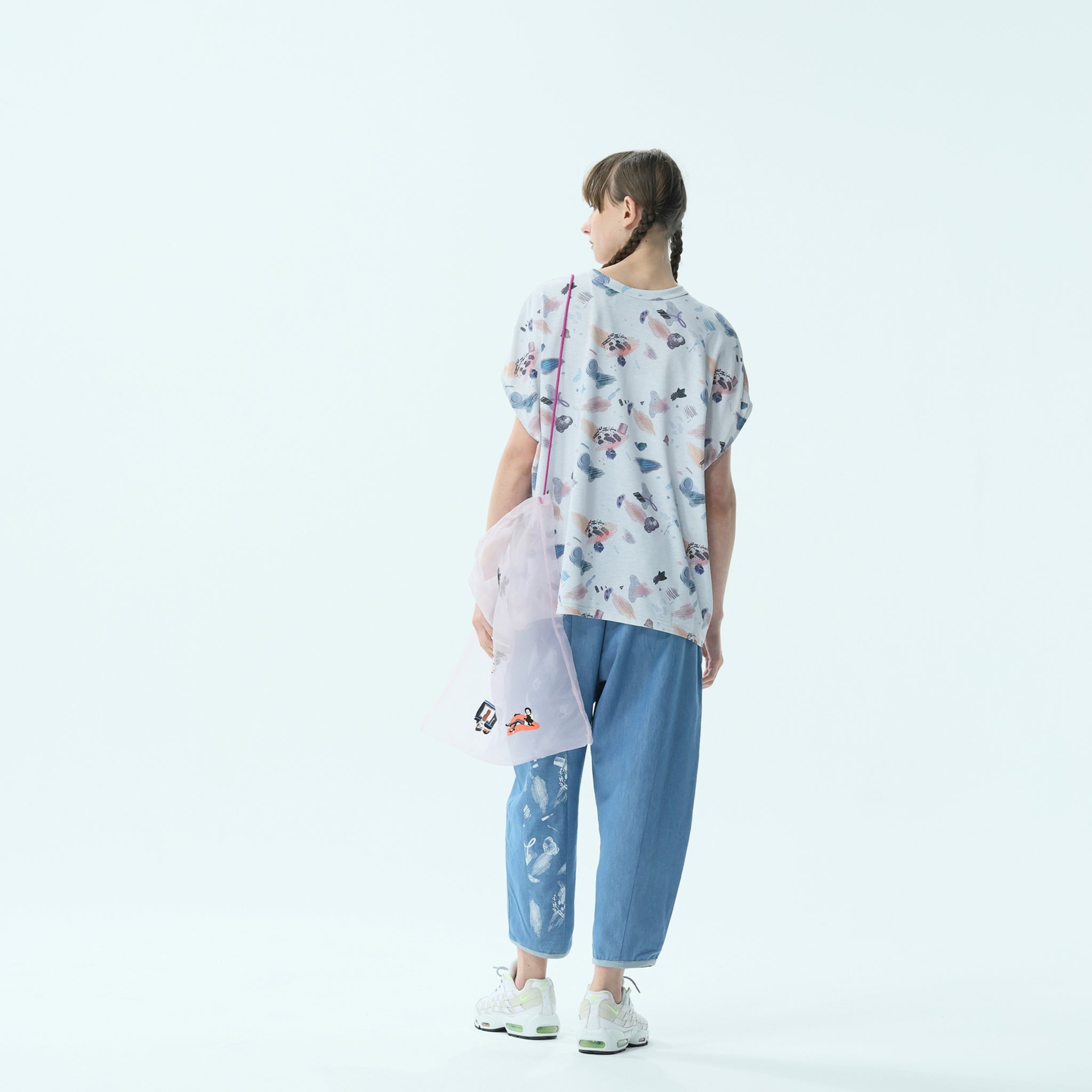 No:bsd24SS-21A | Name:Ghost Tote Bag | Color:Purple【BEDSIDEDRAMA_ベッドサイドドラマ】【archive】
