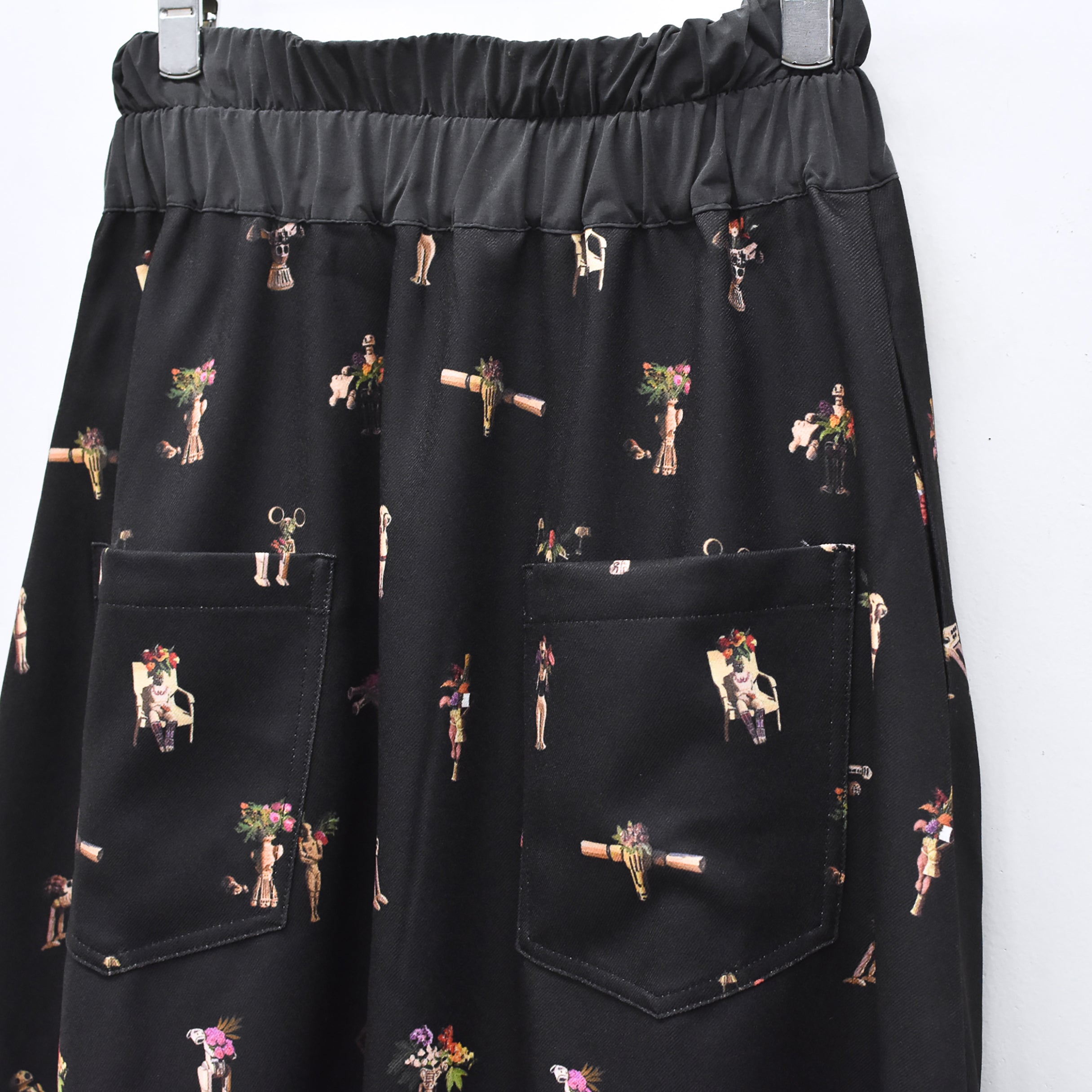 Star Relic Shirt Skirt | Color_Black | No_bsd25aw-05_black【BEDSIDEDRAMA_ベッドサイドドラマ】【入荷予定アイテム・入荷連絡可能】