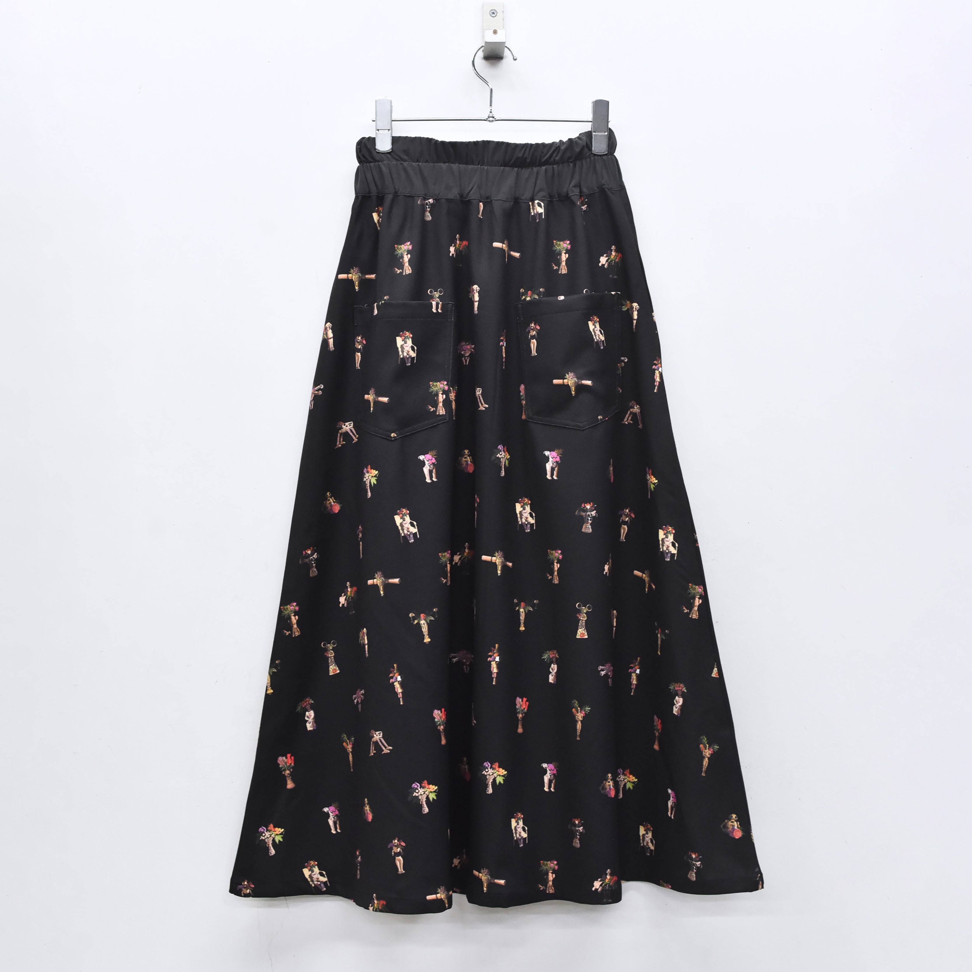 Star Relic Shirt Skirt | Color_Black | No_bsd25aw-05_black【BEDSIDEDRAMA_ベッドサイドドラマ】【入荷予定アイテム・入荷連絡可能】