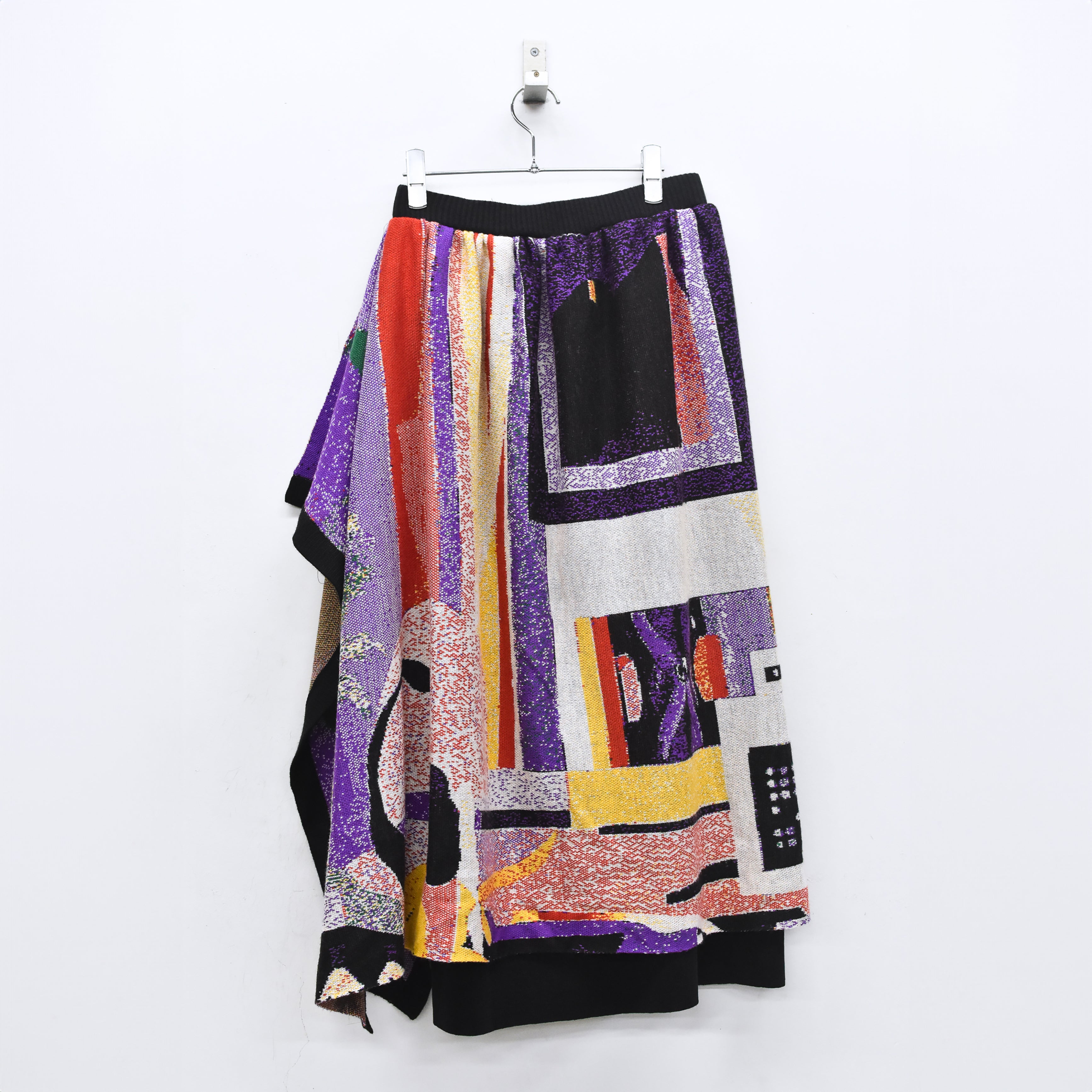 Old Era Stole Skirt | Color_Black | No_bsd25aw-09_black【BEDSIDEDRAMA_ベッドサイドドラマ】【入荷予定アイテム・入荷連絡可能】