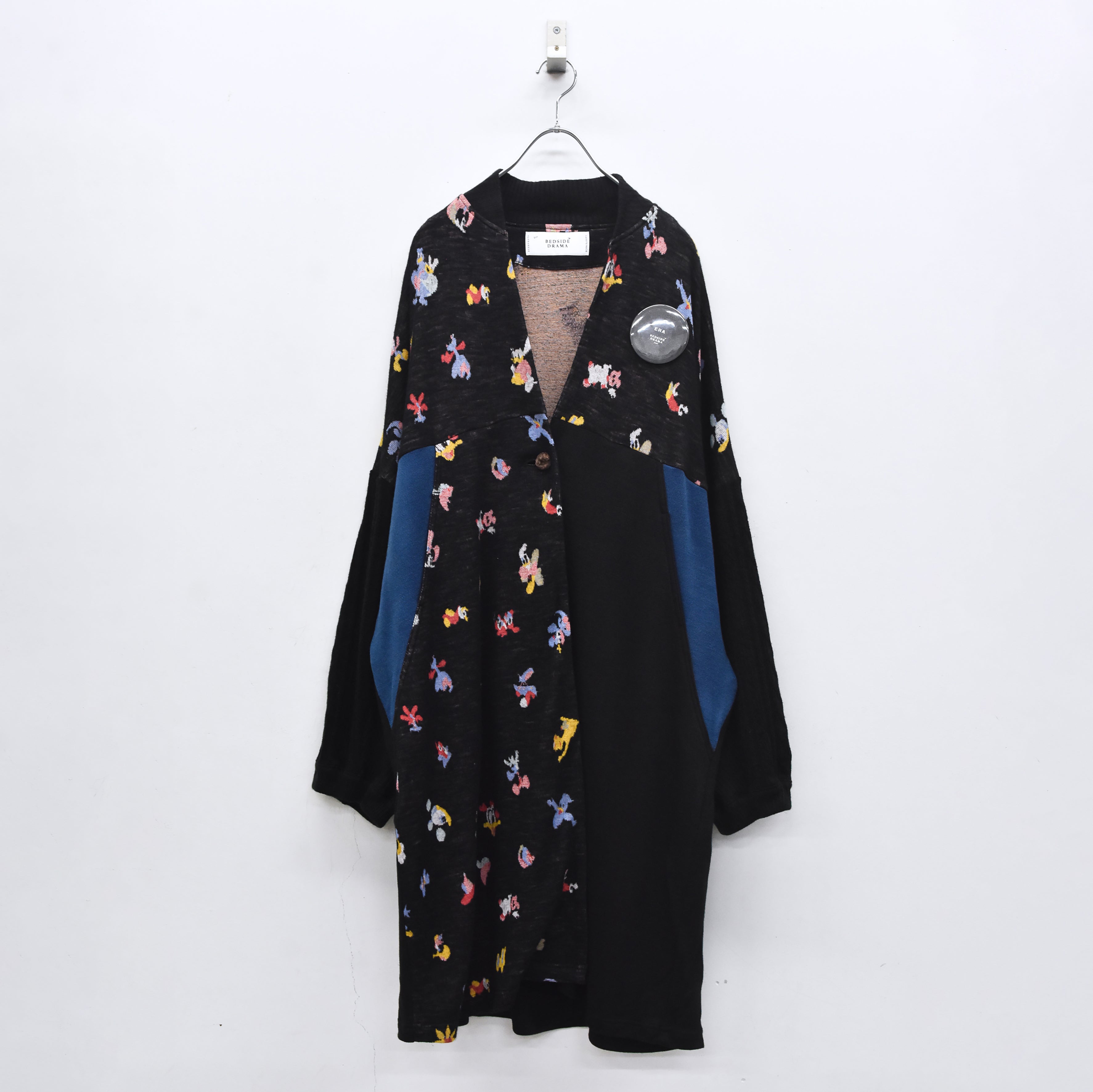 Origin Jacquard Mix Gawn | Color_Melt Bk | No_bsd25aw-10_melt bk【BEDSIDEDRAMA_ベッドサイドドラマ】