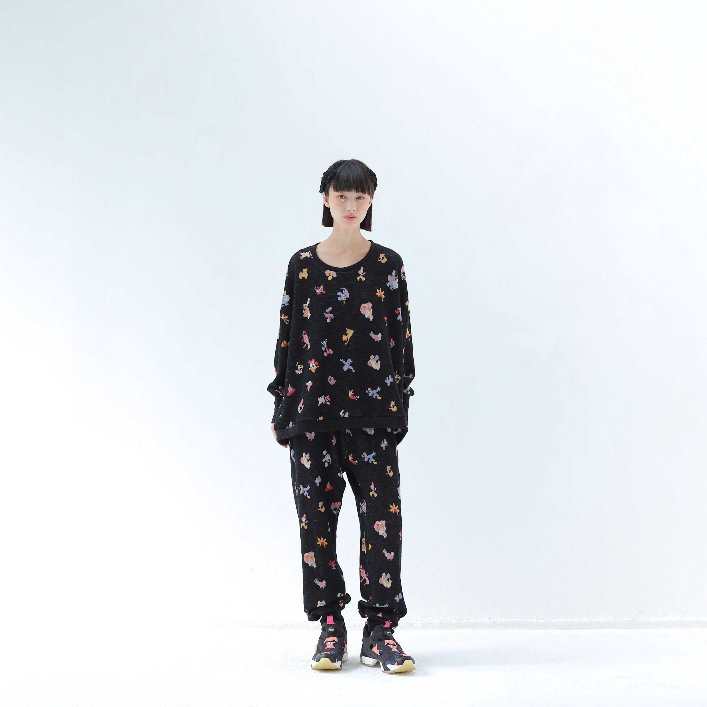 Origin Jacquard Pullover | Color_Melt Bk | No_bsd25aw-11_melt bk【BEDSIDEDRAMA_ベッドサイドドラマ】【入荷予定アイテム・入荷連絡可能】
