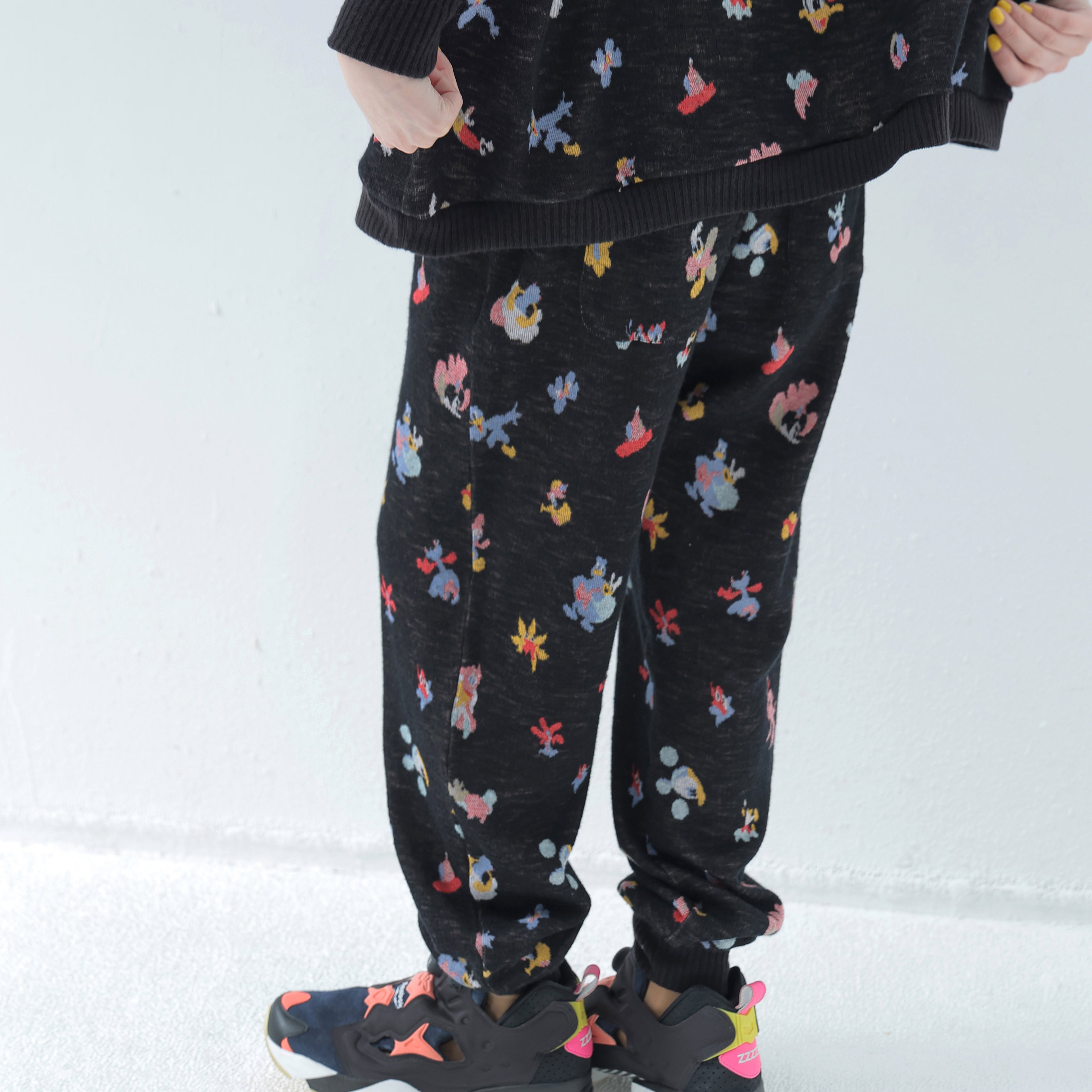 Origin Jacquard Jodhpurs | Color_Melt Bk | No_bsd25aw-12_melt bk【BEDSIDEDRAMA_ベッドサイドドラマ】【入荷予定アイテム・入荷連絡可能】
